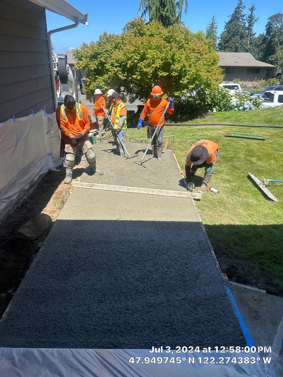 Jacob | Concrete Driveway  by Jireh Asphalt & Concrete Inc 