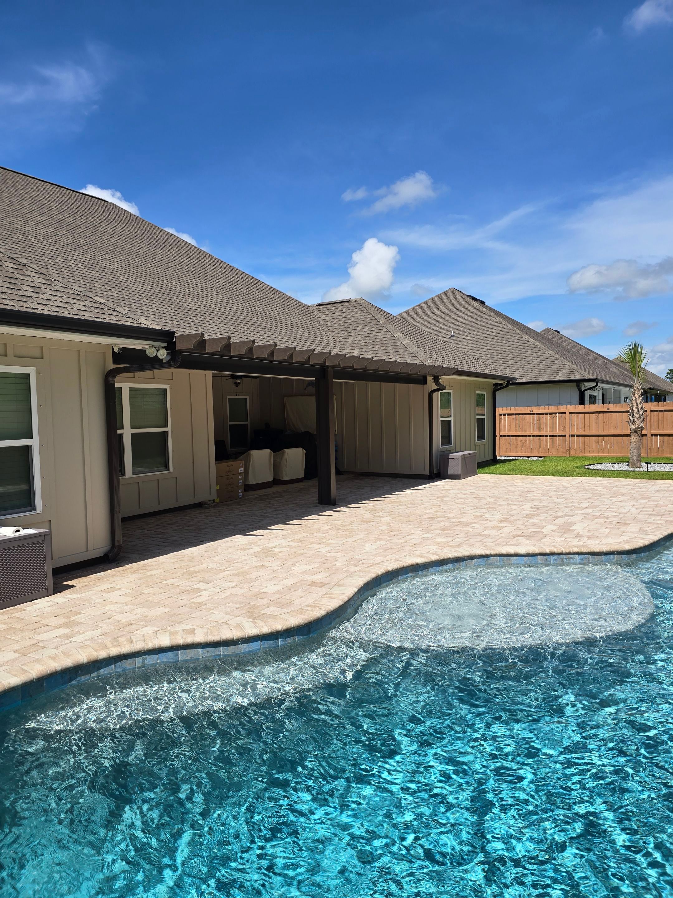 Patio Cover using Colorbeam by Titan Sunrooms