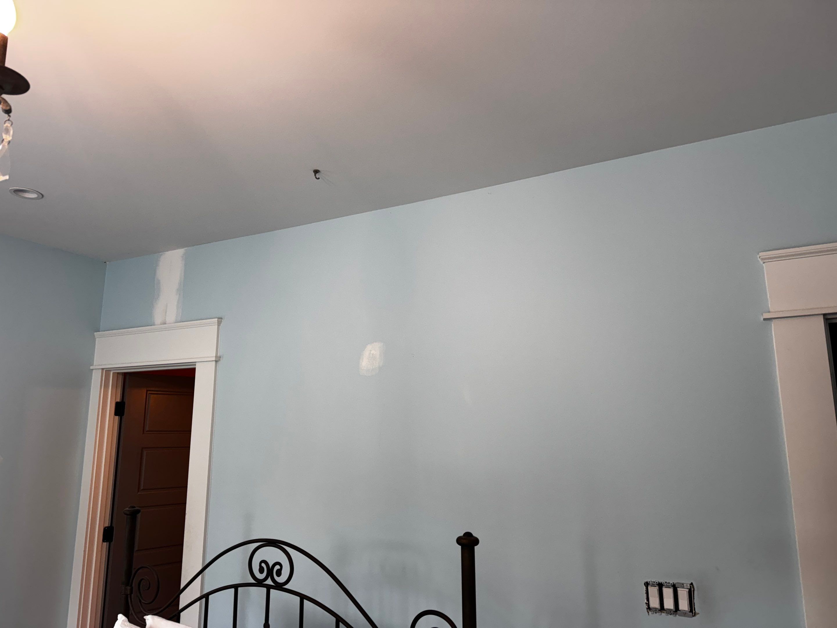 Exterior Column Refinishing and Interior Bedroom Painting in Monroe by PGP Surface Solutions, LLC