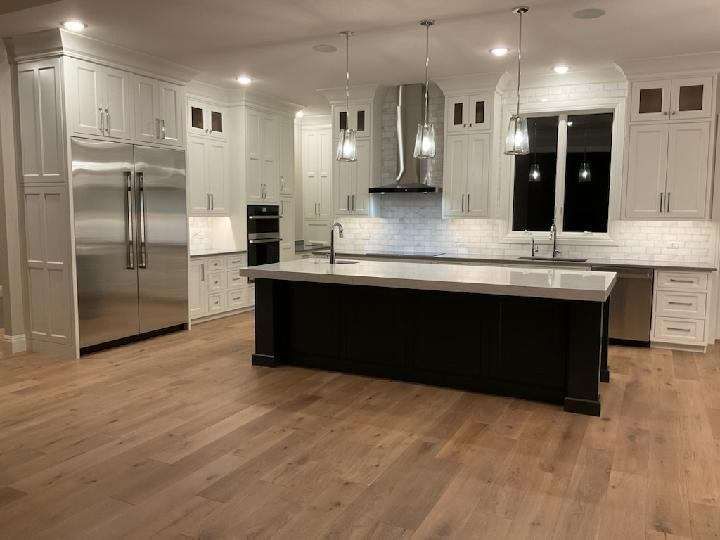 New Kitchen using Shiloh Cabinetry by Kitchen Works LLC