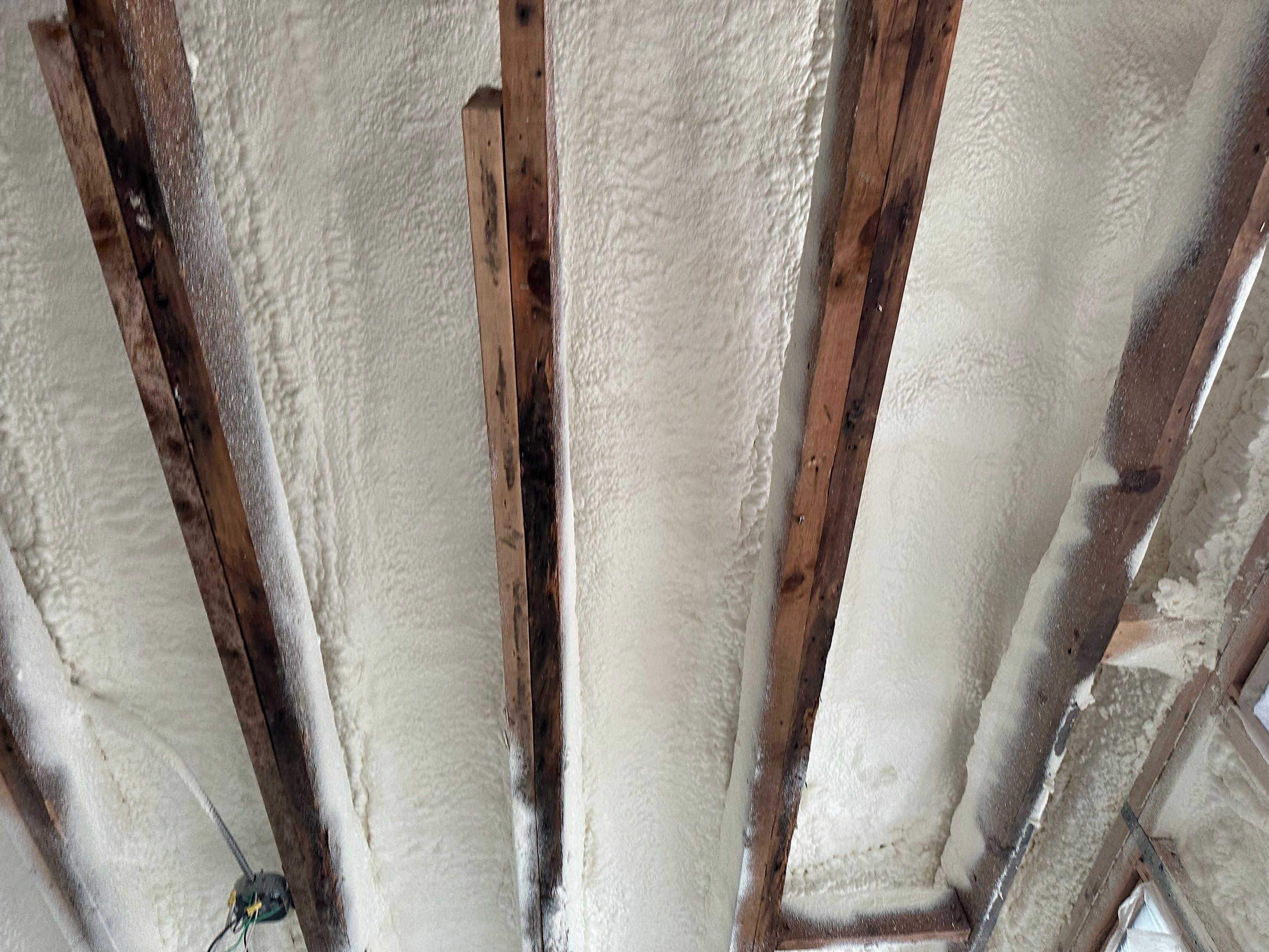 Attic Insulation using Closed Cell Spray Foam by NYS Foam & Energy