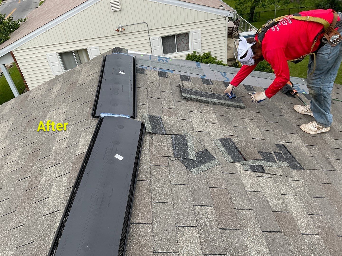 Residential Roofing Installation using CertainTeed Shingles by Alpha Design Services