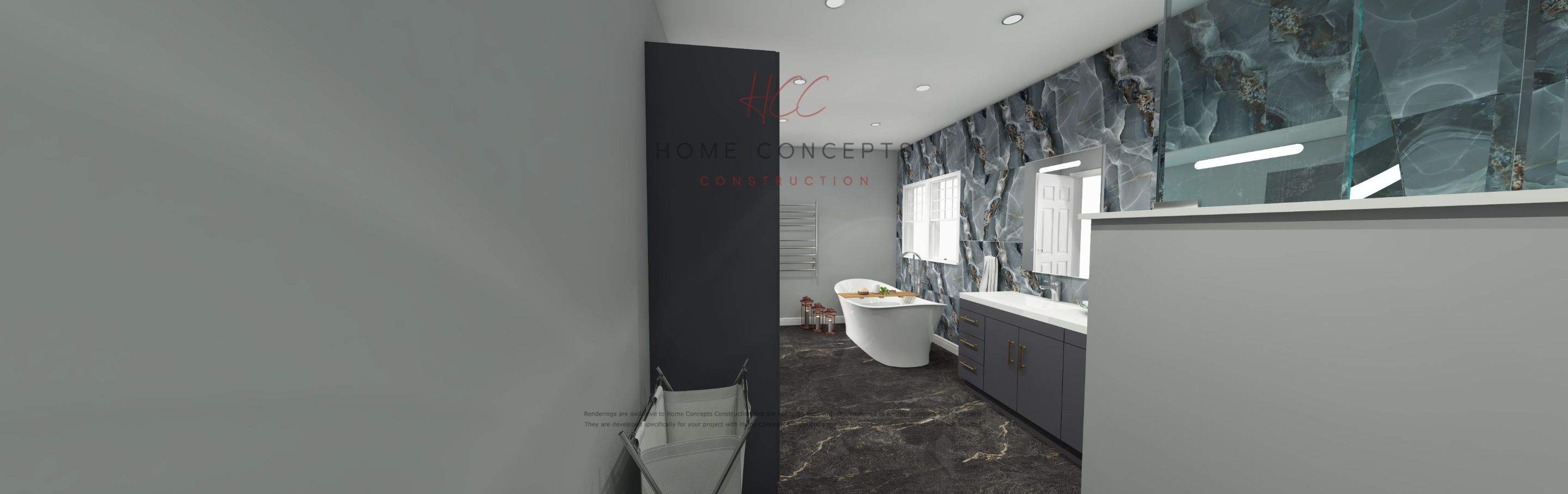 Bathroom Remodel / Carpentry by Home Concepts Construction