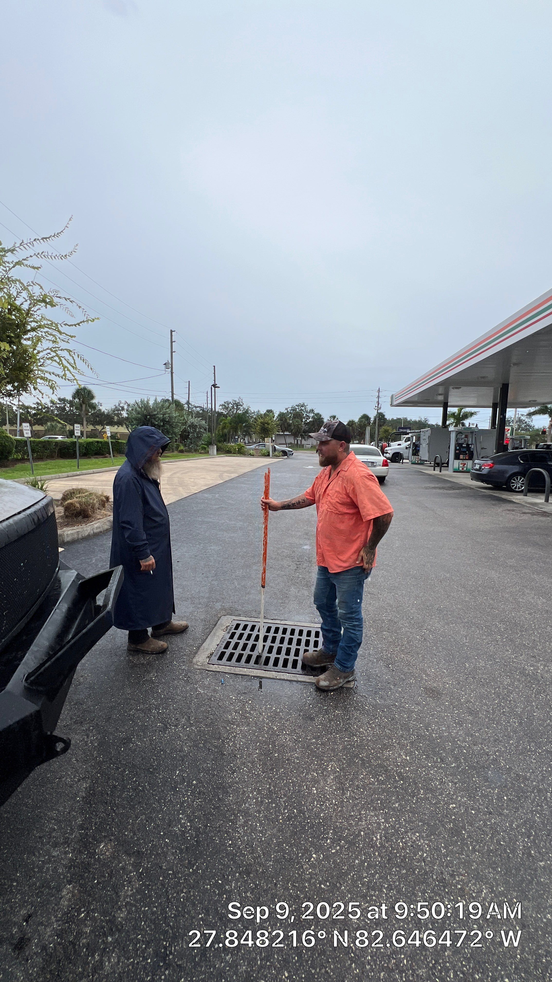 St. Petersburg 7-Eleven Stormwater System Cleaning by Don Mar, Inc. Storm Water Solutions