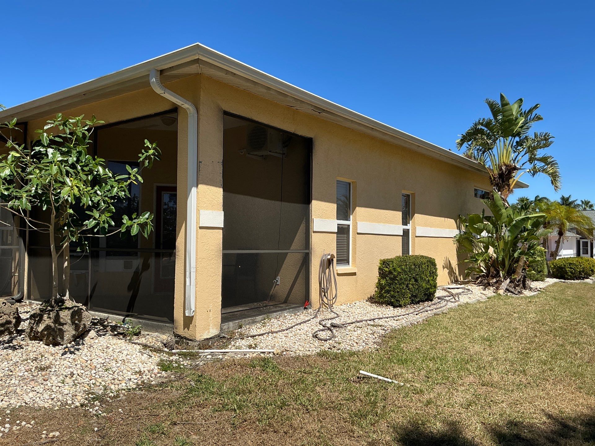 New Soffit and Fascia and Gutters in North Fort Myers FL by Gutter Professors