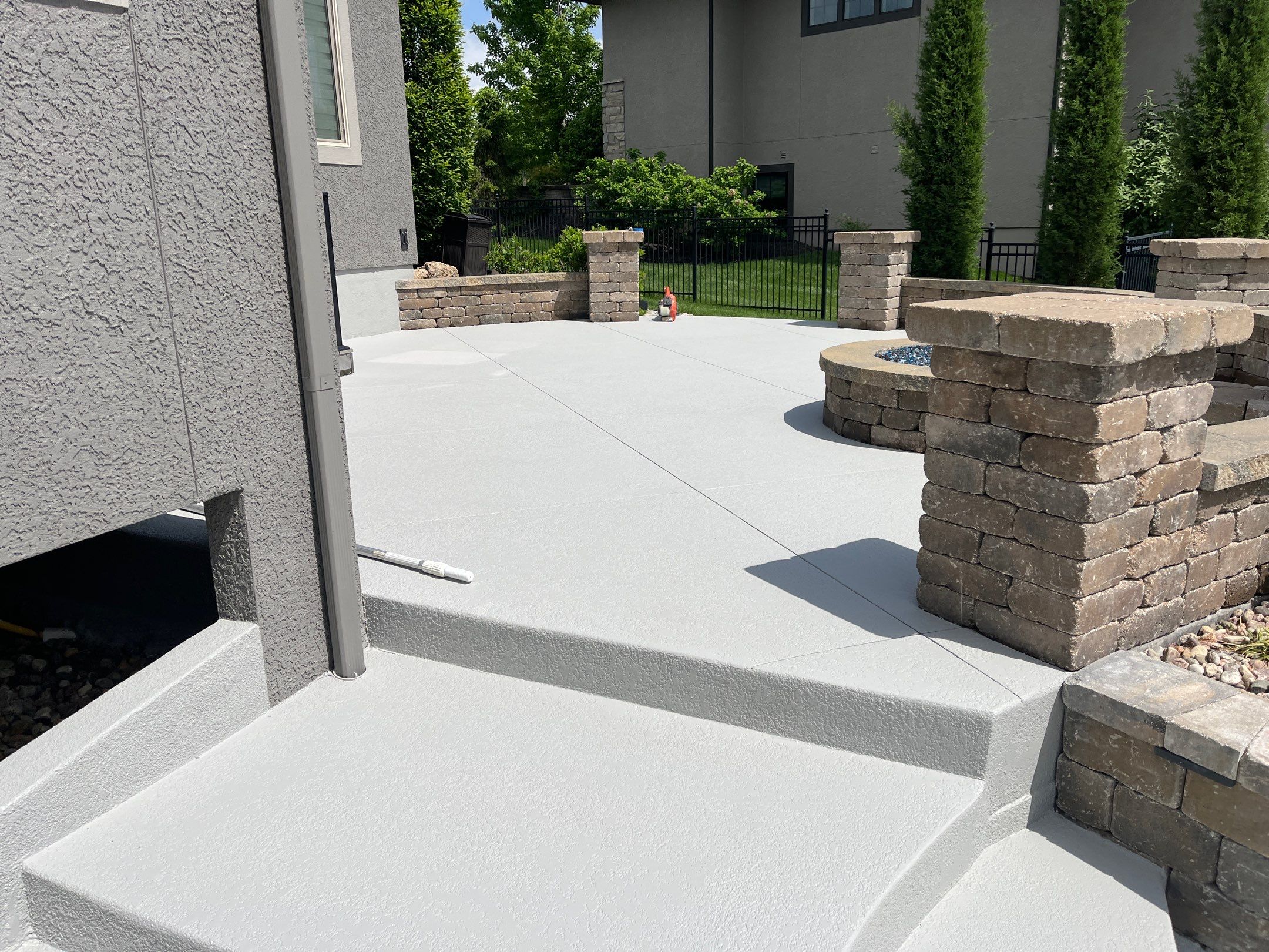 New Pool Overlay - Overland Park, KS by Big Red Decorative Concrete, LLC