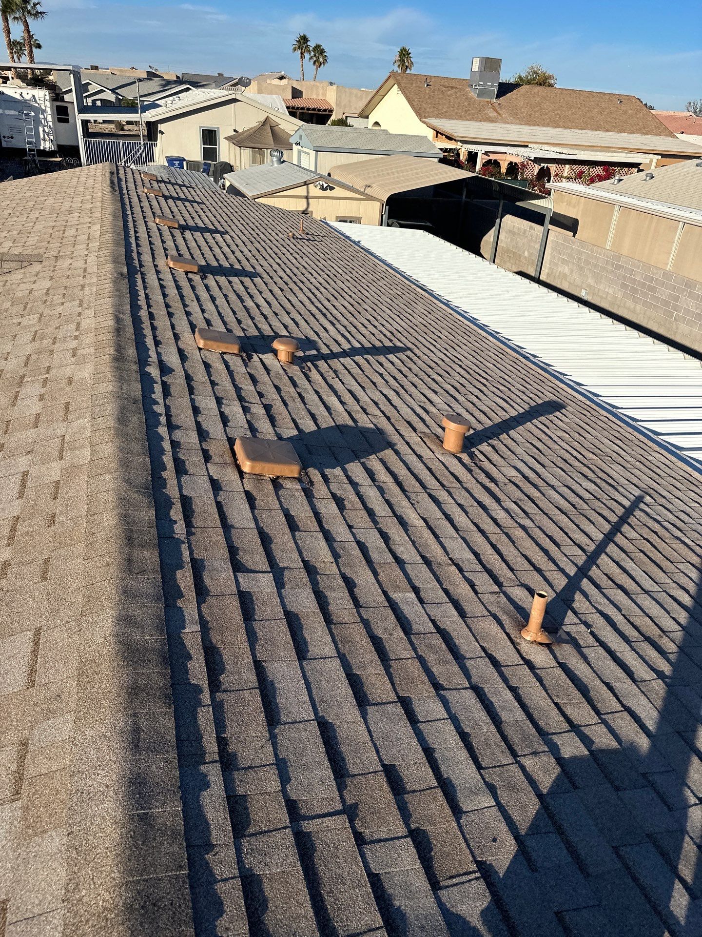 Desert Tan Shingles by Reimagine Roofing