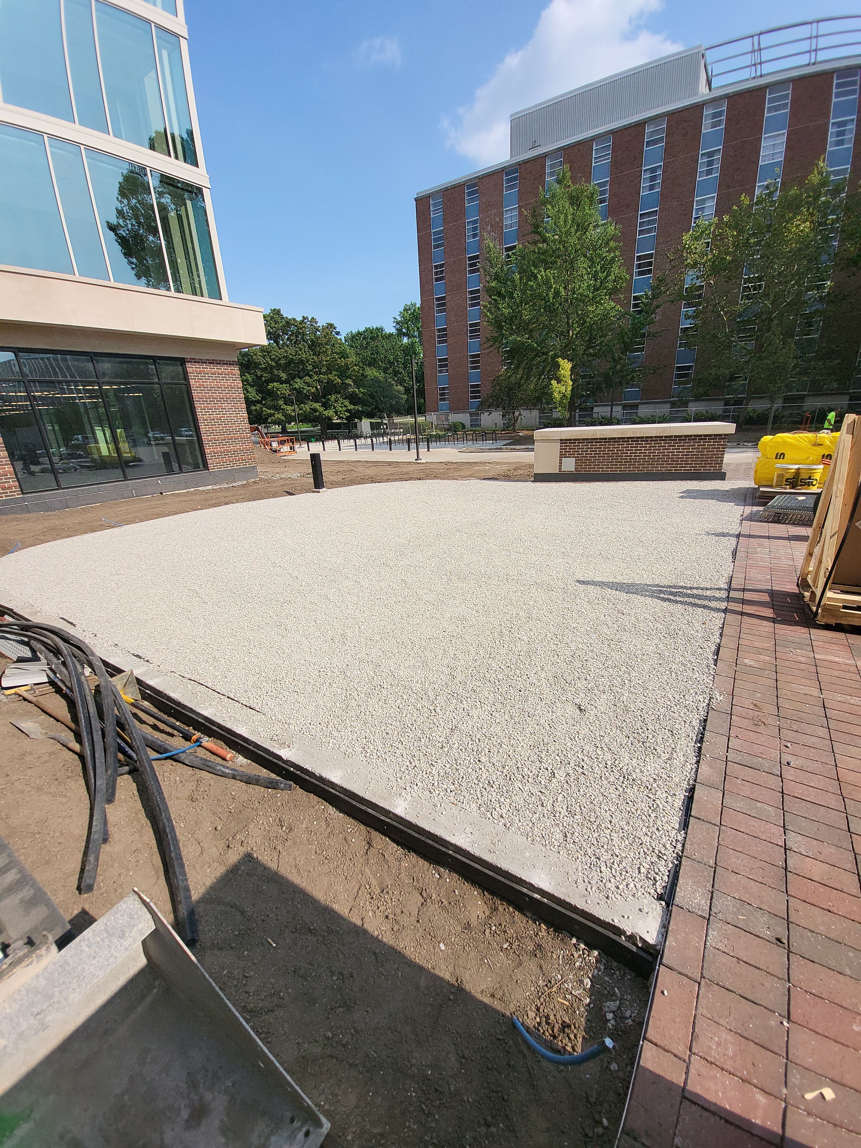 Synthetic Lawn Lounge at Purdue University Hillenbrand Hall by Southwest Greens Midwest