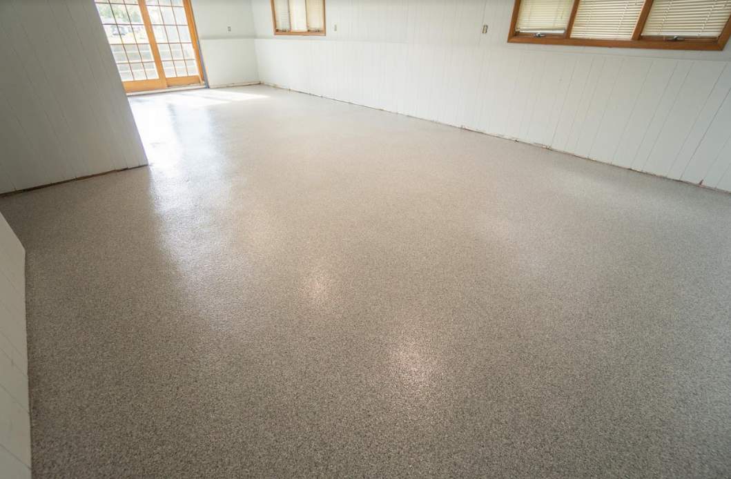 Nuckols Residence - Basement Floor Coating by Level 10 Coatings