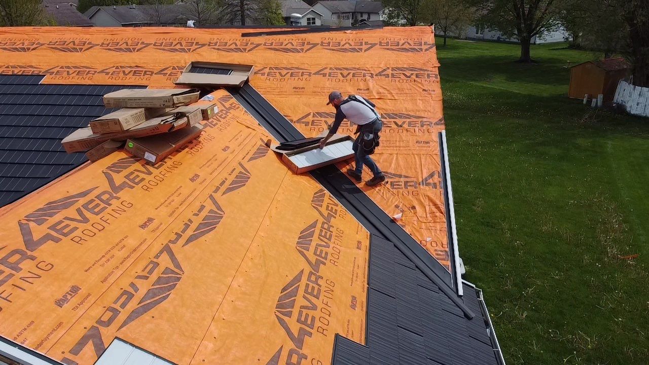Metal Shingle Shake Roof Installation – Sidney, Ohio by 4Ever Metal Roofing