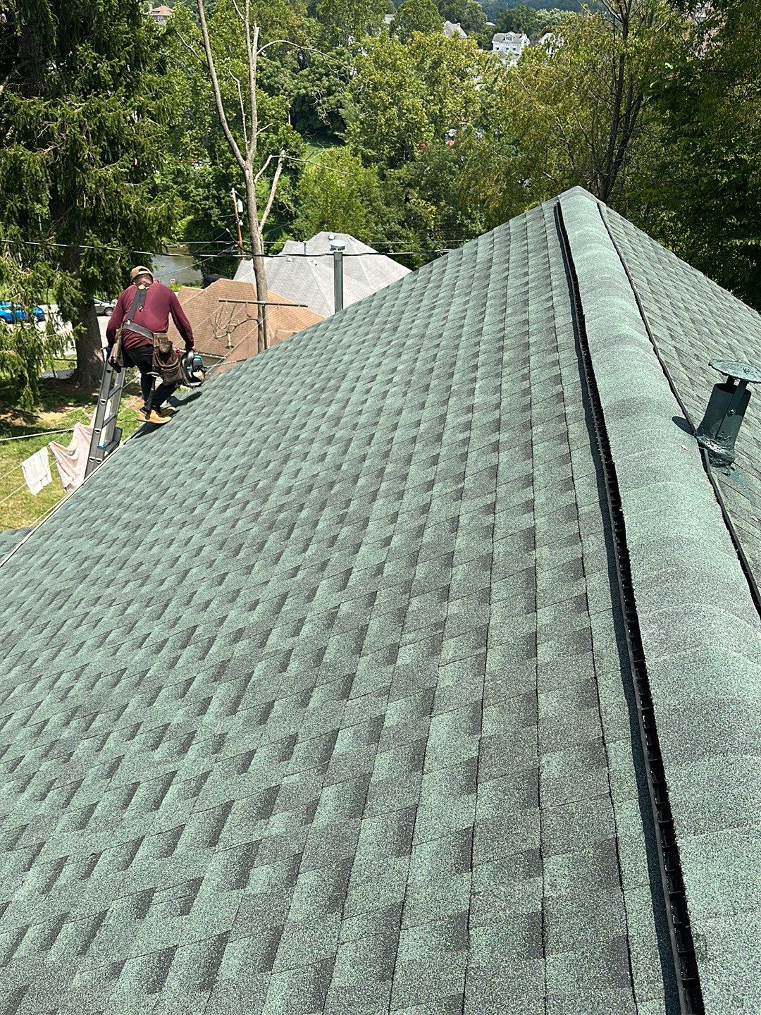 Residential Roofing Installation using GAF Timberline HDZ by Rainstoppers Roofing