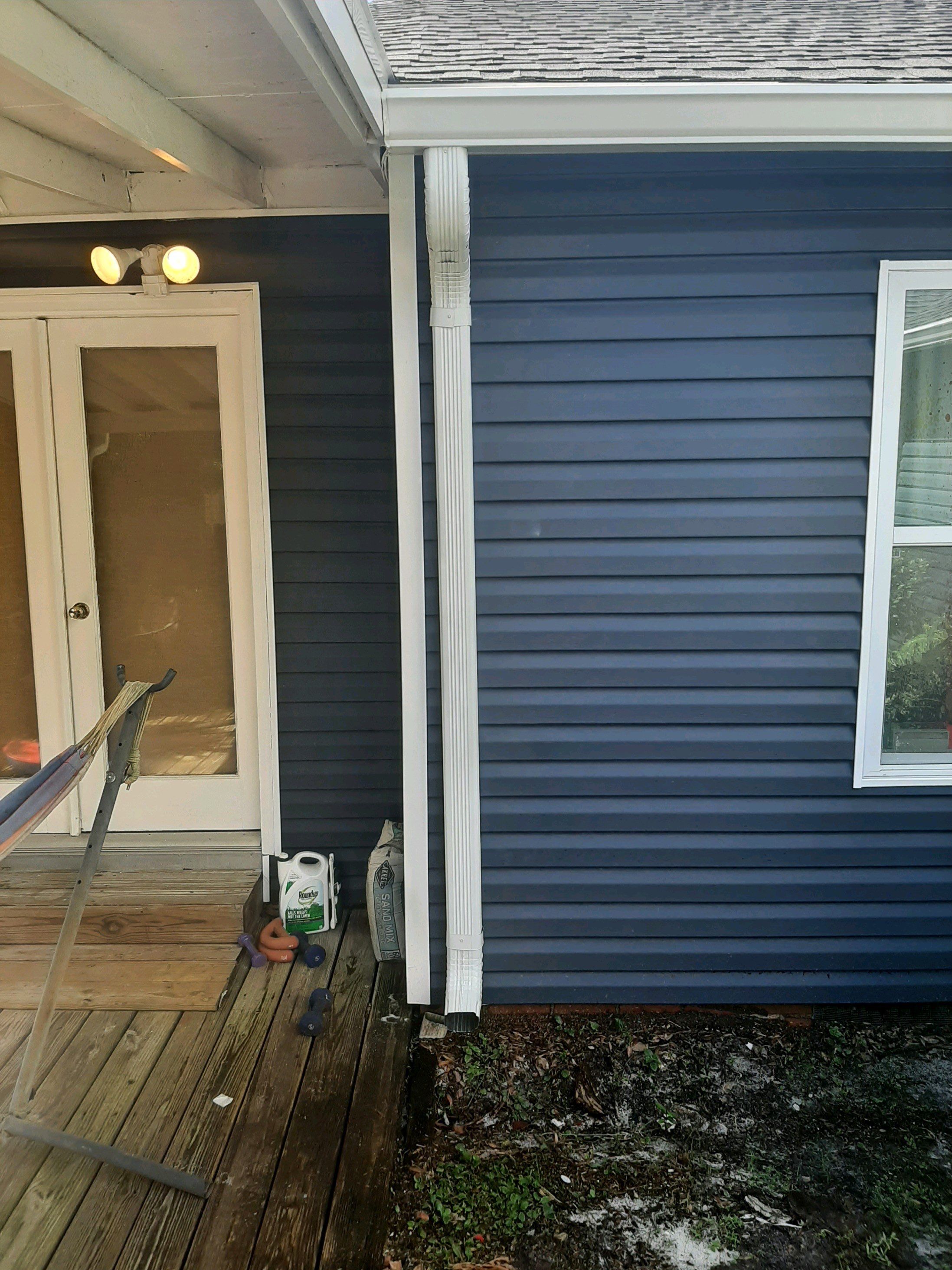 Gutter Installation using K-Style Seamless Gutters by Gutter Professors