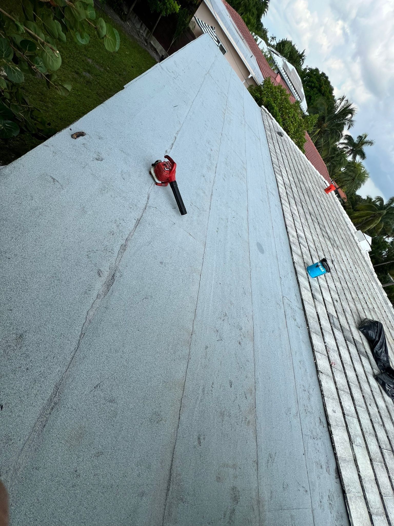 Residential Flat Roof Repair by The Goat Contractor ( Giampri Corp)