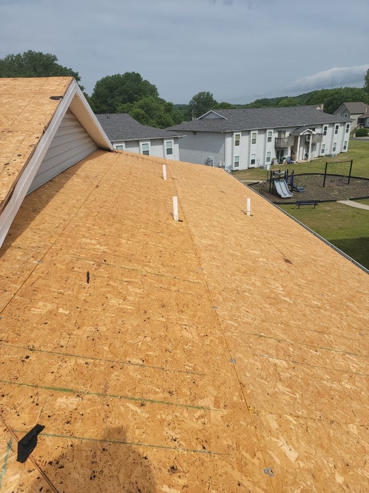Multifamliy Complex ROOF REPLACEMNT with Ventilation Upgrades using Malarkey Vista Class III IR Shingles by Gorilla Exteriors Contracting, LLC