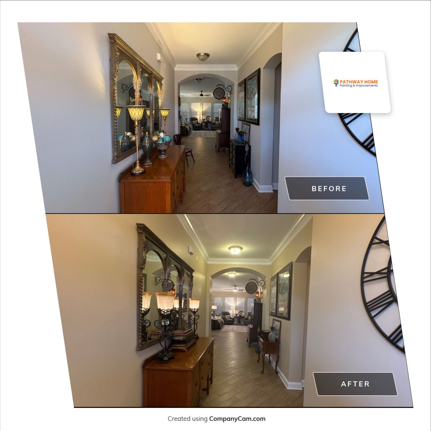 β This Home Runs on Latte Love by Pathway Home Painting & Improvements