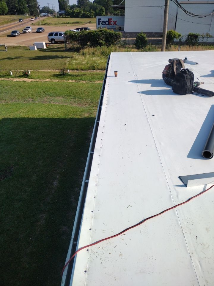 Office Building in Magnolia by Hostetler Roofing