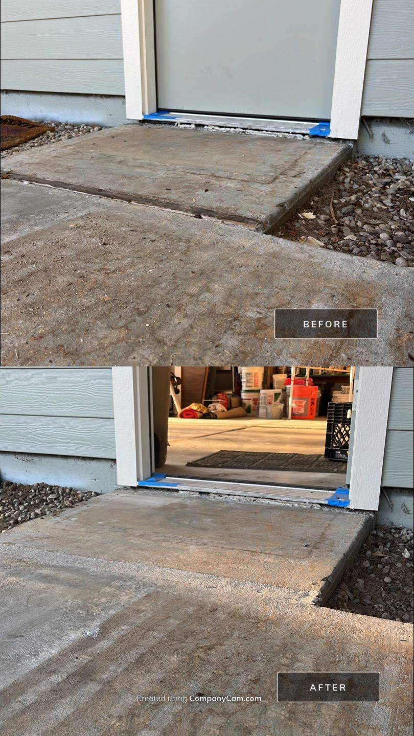 Front Step Repair by Mr. Mudd Concrete