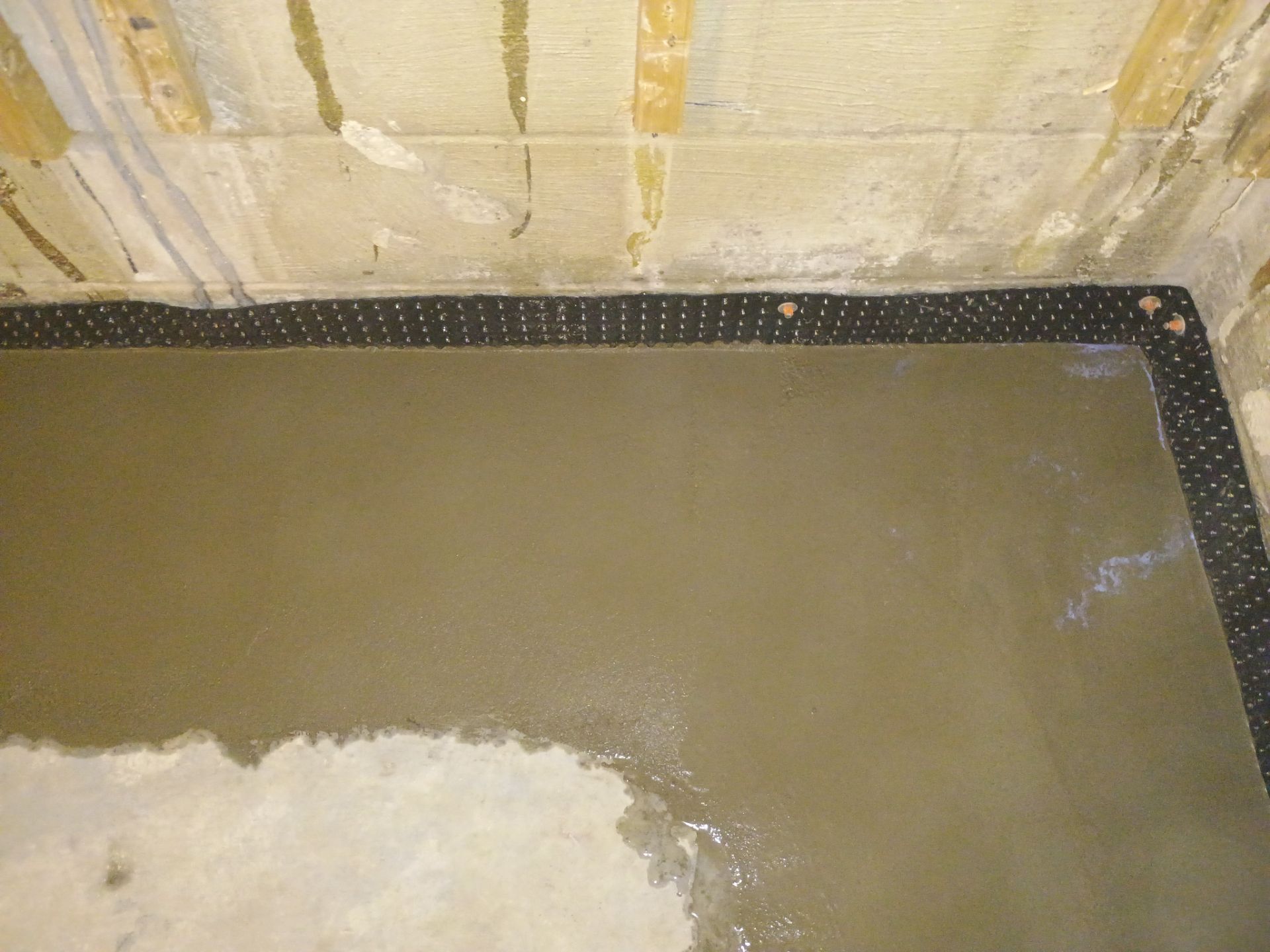 Drain tile for Kael in New Brighton by Waterproofing Northeast