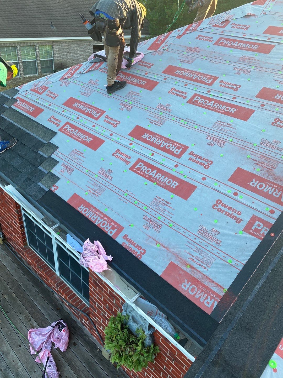 Commercial Roofing Installation using Roof Replacement by American Roofing & Construction LLC