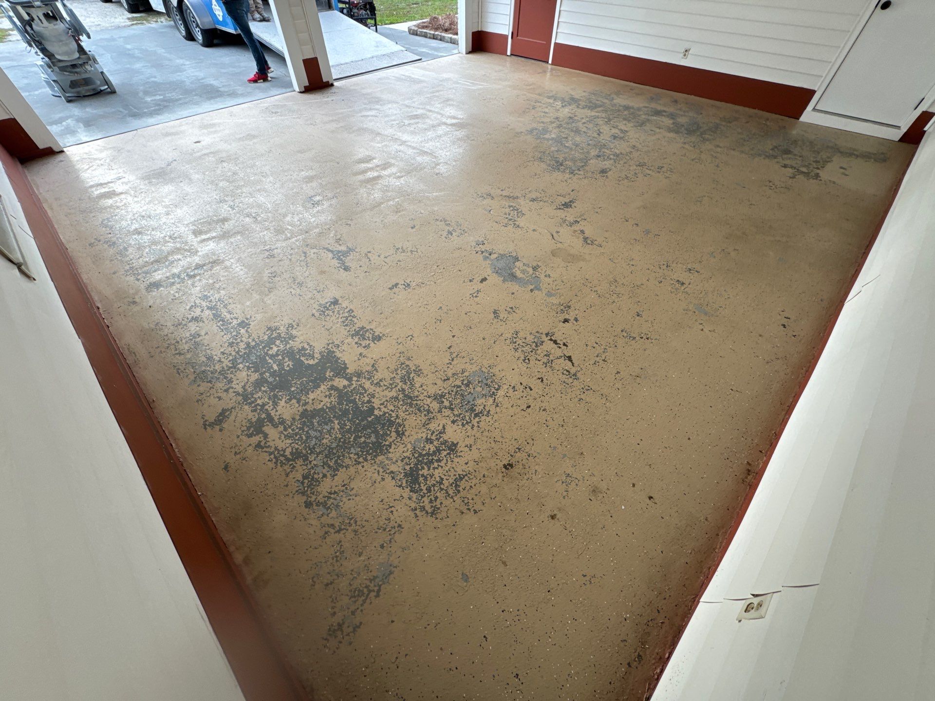 Garage in Pecan by Cross Creek Concrete Coatings