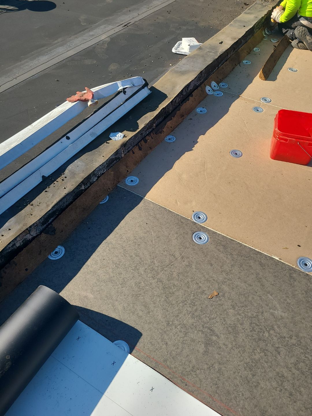 Alexandria: Residential Flat Roof Replacement with Mule Hide TPO Membrane by RM Banning, Inc.