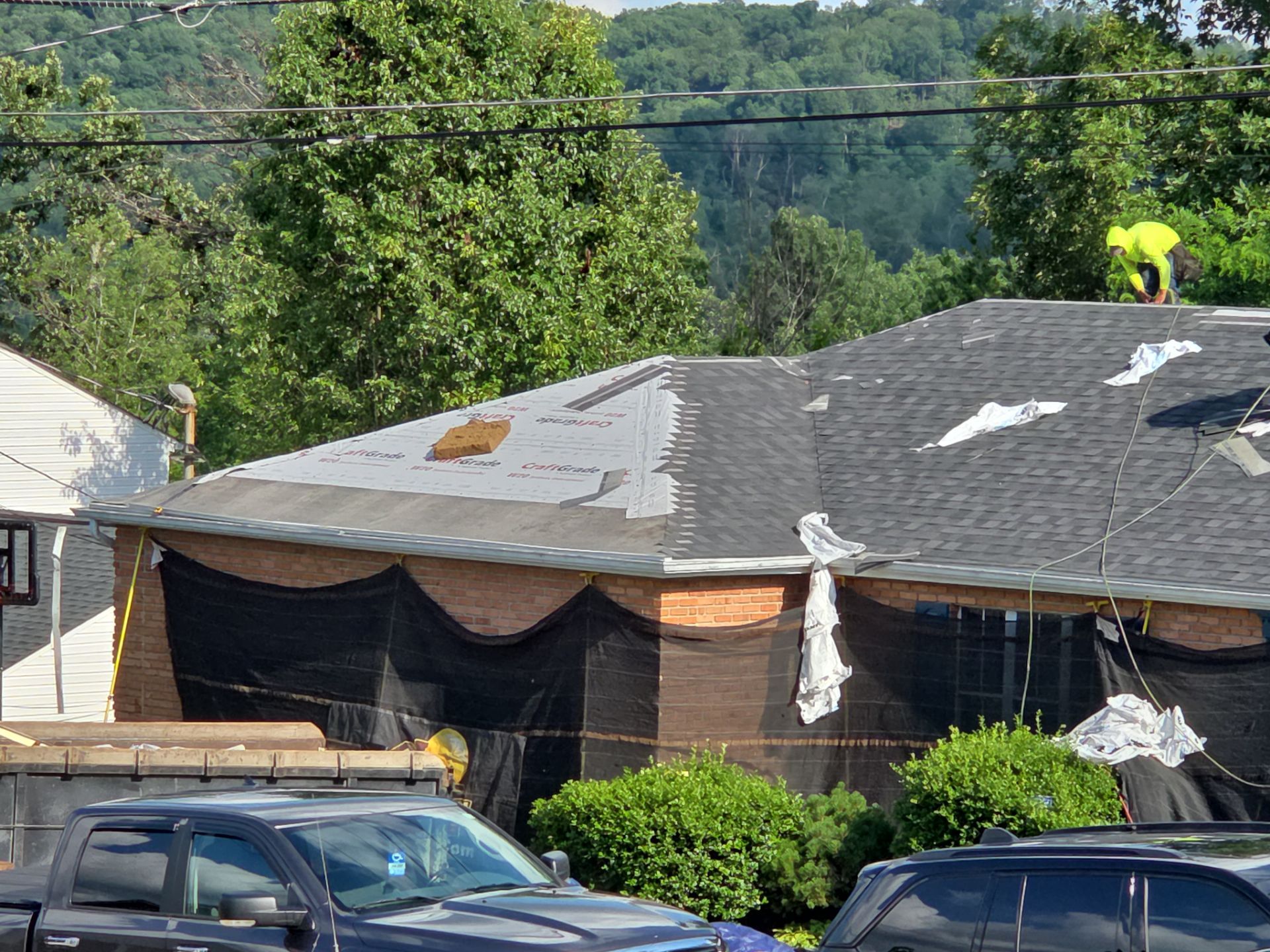 IKO Dynasty Granite Black Roof Completed in Cross Lanes, WV by Mr. Roofer