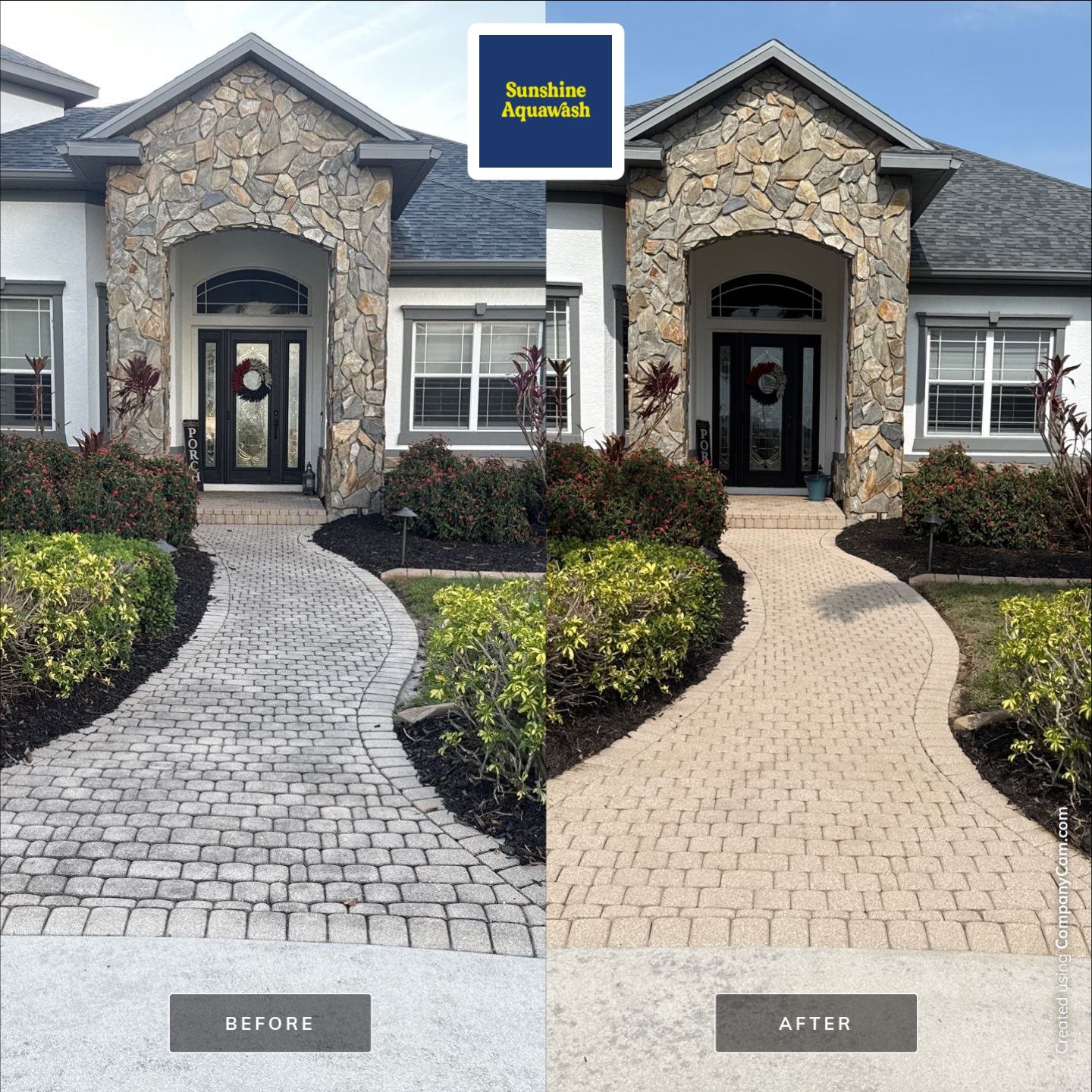 Comprehensive Exterior Cleaning for 2-Story Home in Foxbrook Community – Parrish, FL by Sunshine AquaWash