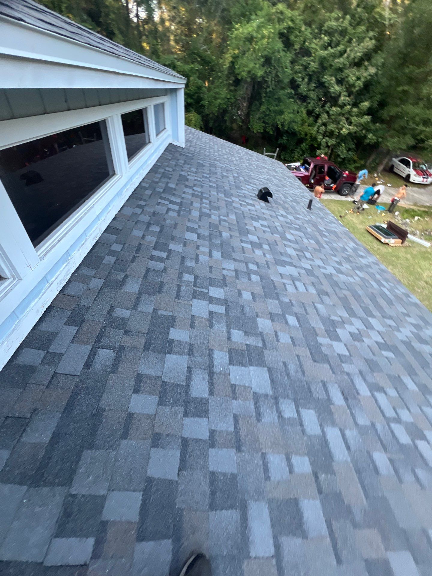 Reroof with Skylight in Gainesville, FL by Brehm Roofing