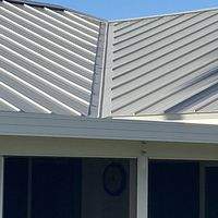24ga 1" Nail-Strip Dove Gray  by Total Roofing System The Metal Roof Experts
