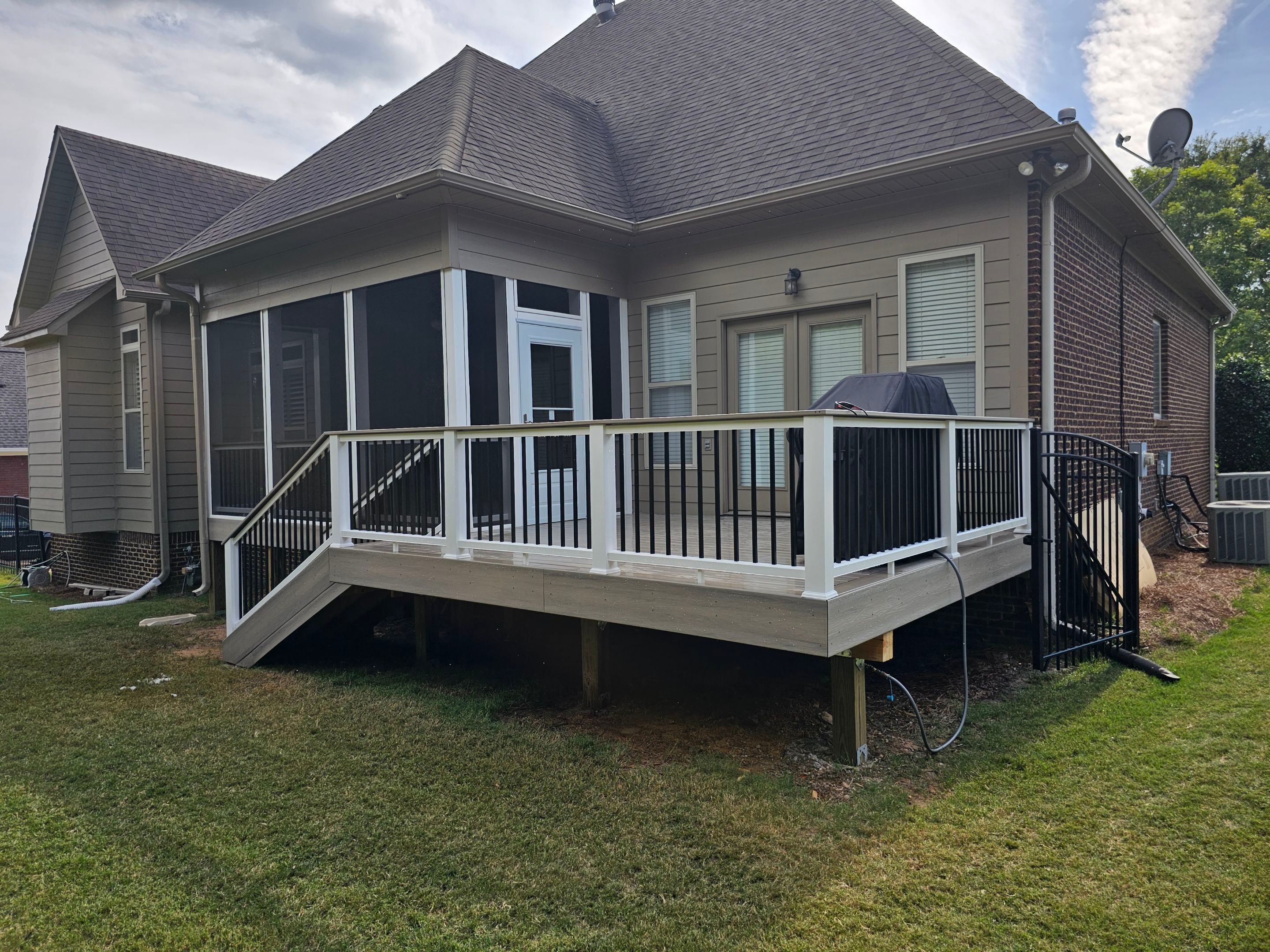 Tiffany Estates - Composite Deck Installation  by Pillar and Pine