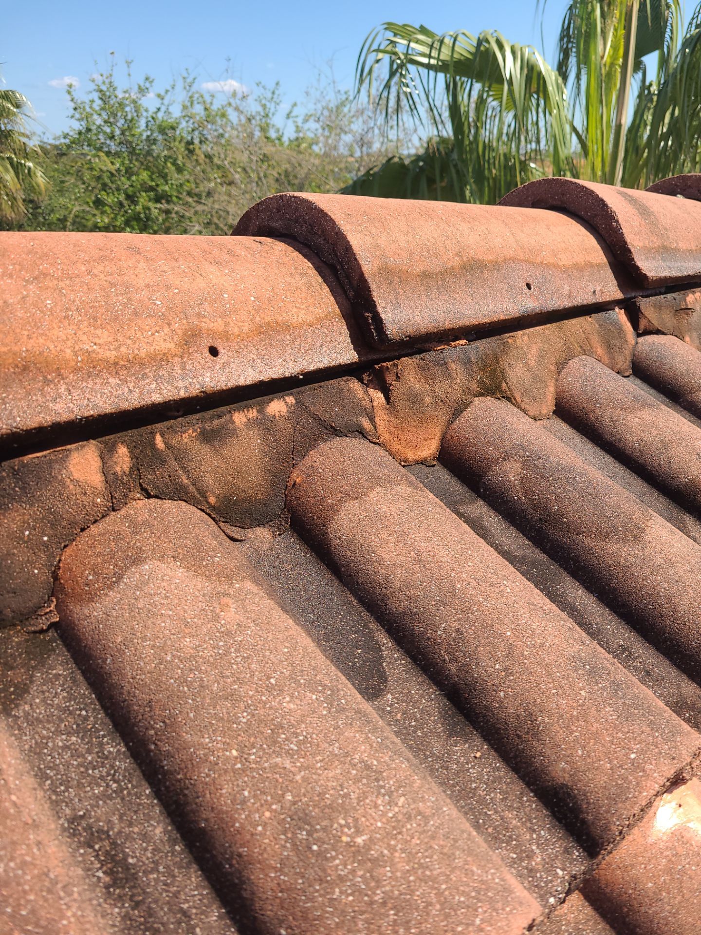 Concrete Tile Roof Repair and Ridge Cap Maintenance in Hypoluxo by Aastro Roofing