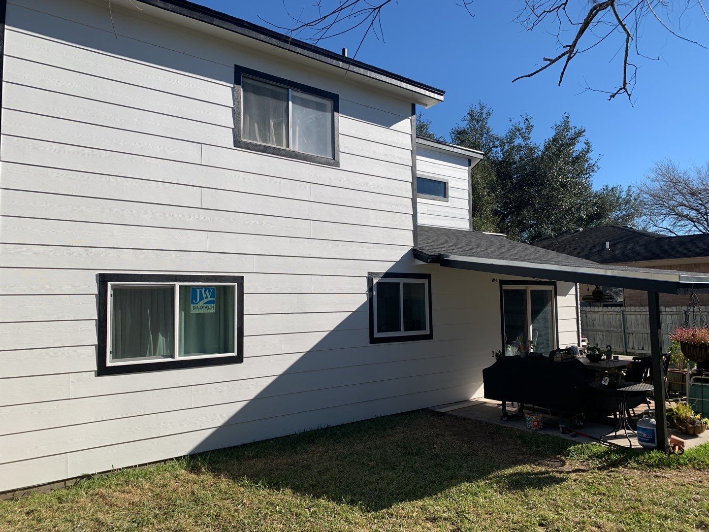 Exterior Transformation- Full Roof Replacment and James Hardie Siding Project by Galvan Roofing and Construction