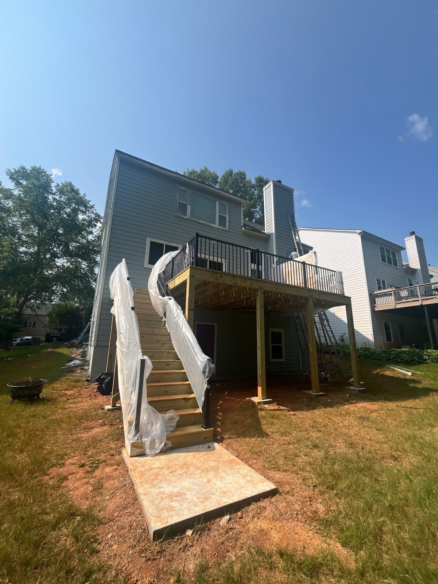 Siding Replacement, Exterior Painting, and Deck Build in Acworth, GA by Nelson Exteriors