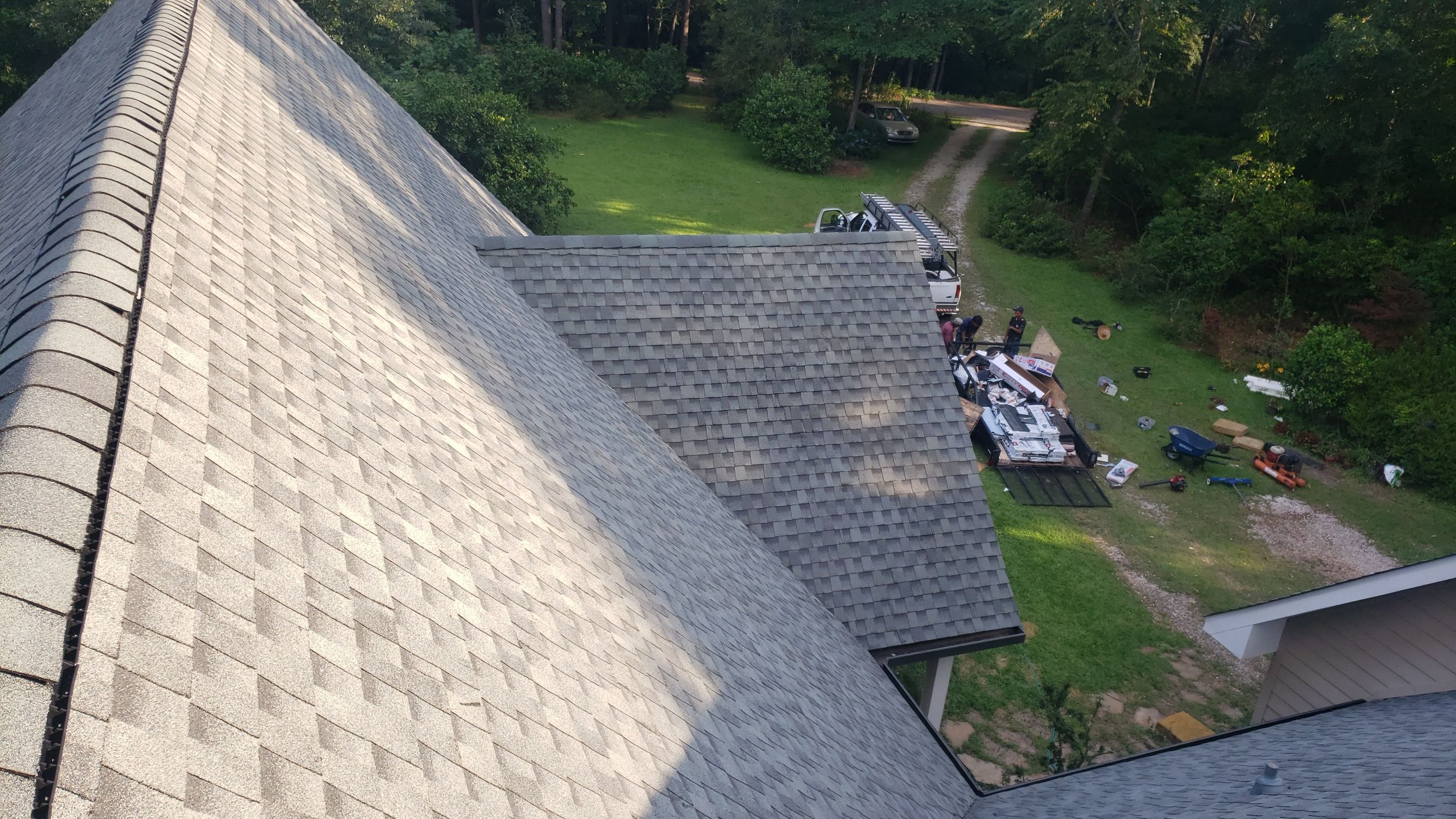 Residential Roofing Installation using Roof Replacement by American Roofing & Construction LLC