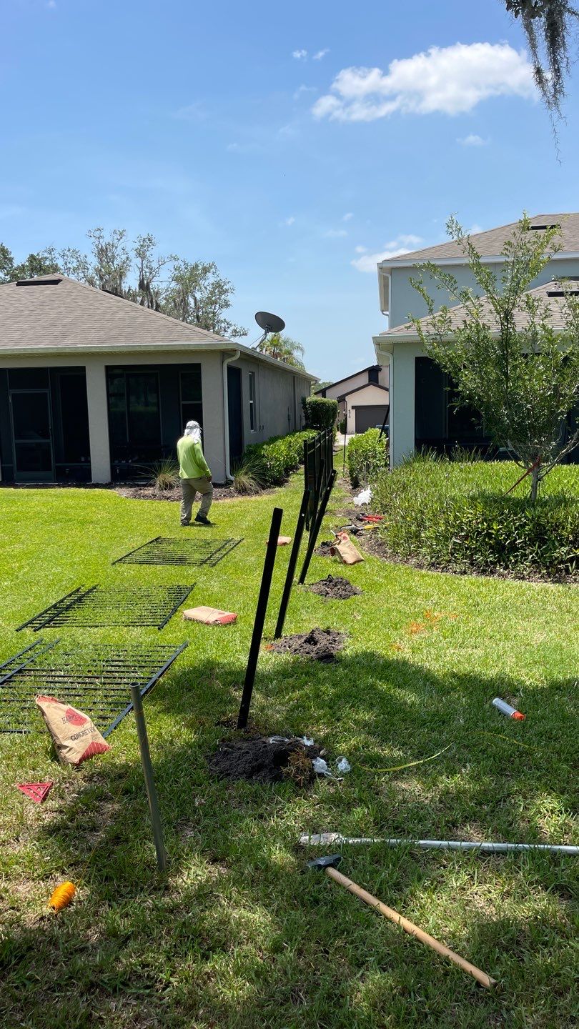Sarasota, FL 4ft. Tall 3-Rail Black Aluminum Fence by Asap fence and gates, LLC