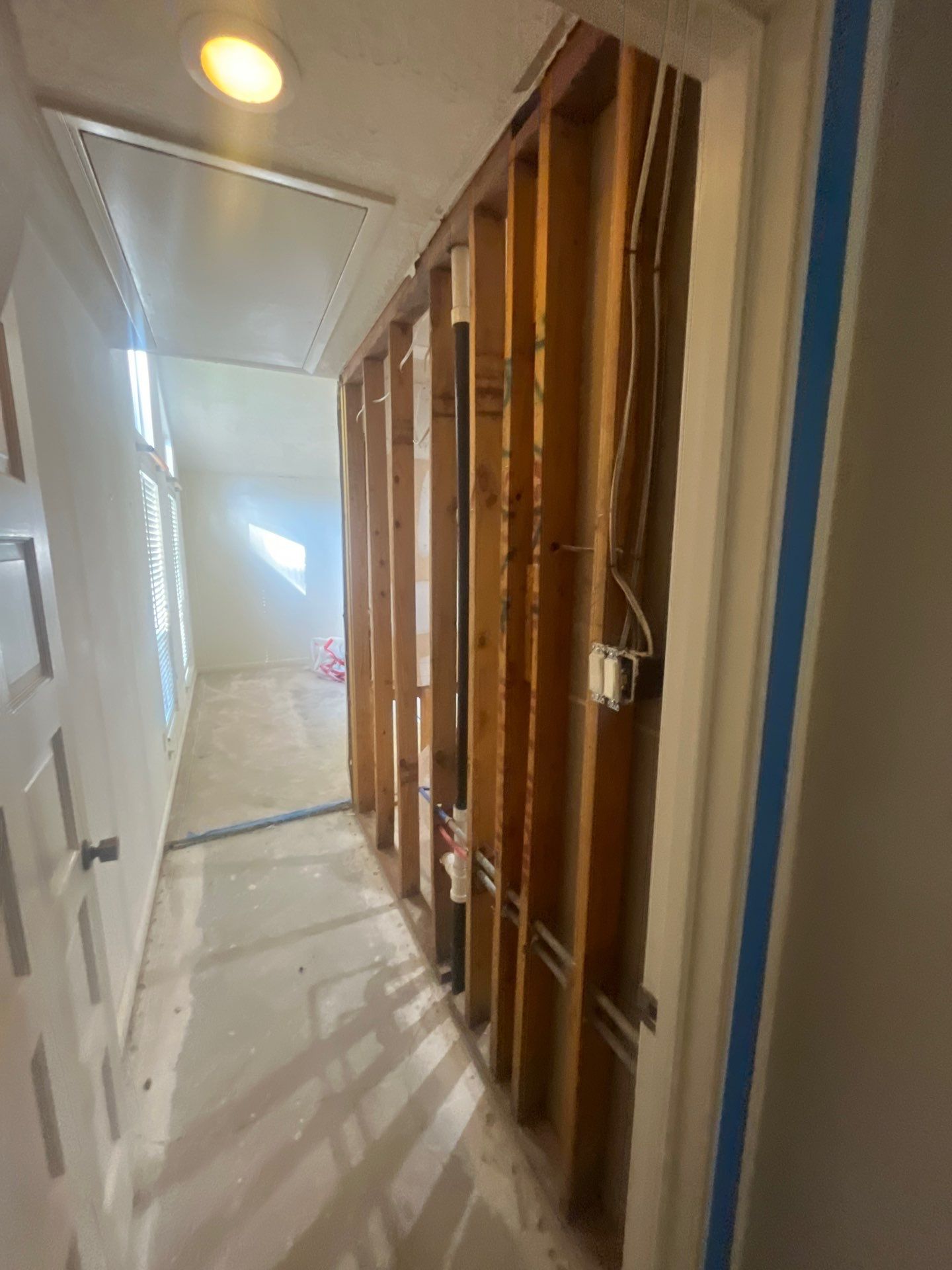 Bathroom Remodel with Water Mitigation Equipment | LT Contractors by L&T General Contractors and Restoration INC