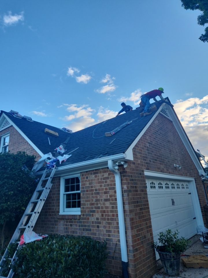 New Roof and 6 inch Gutters by Just In Time Roofing and Restoration