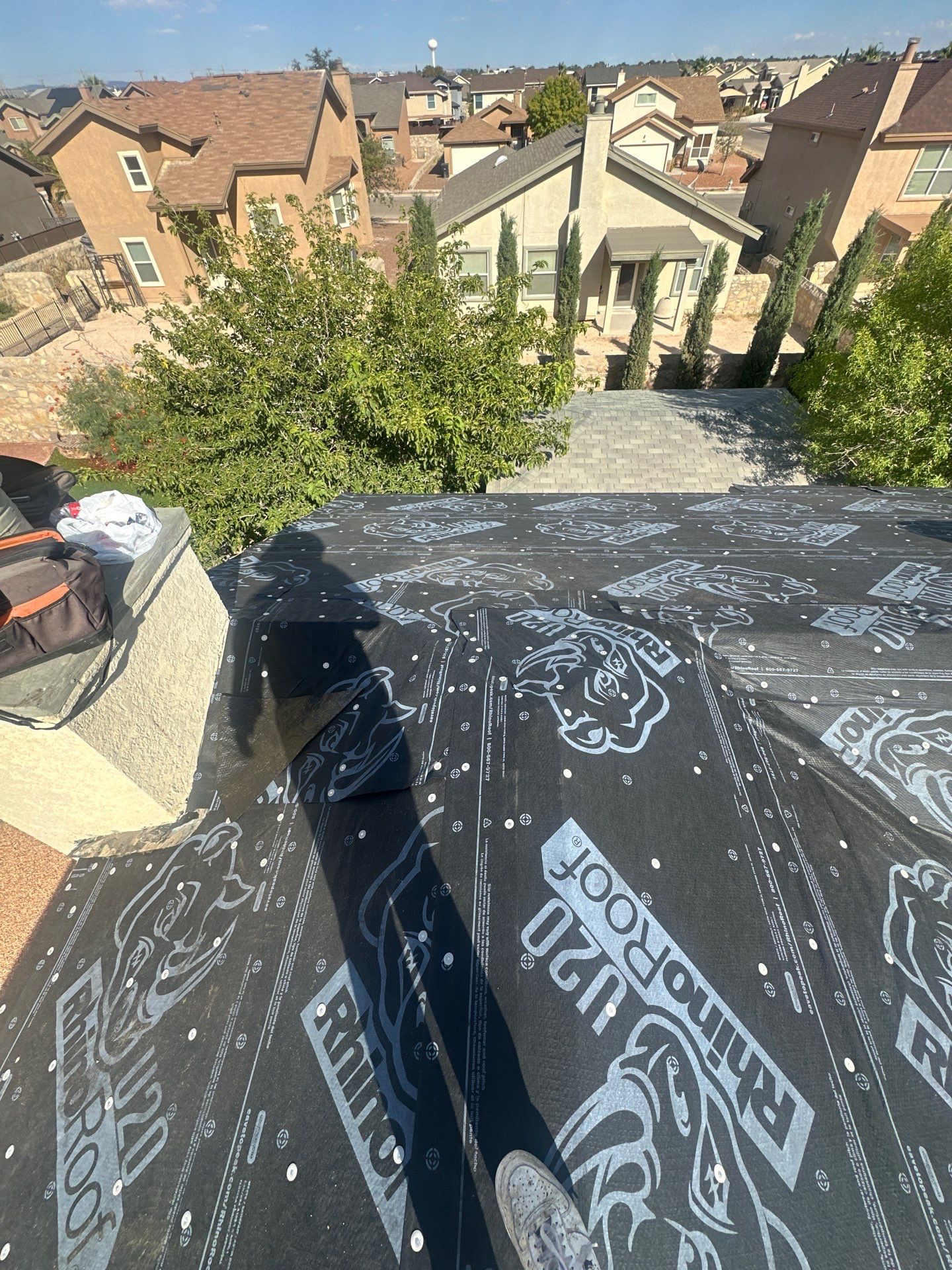 Shingle roof restoration by SPF Services 