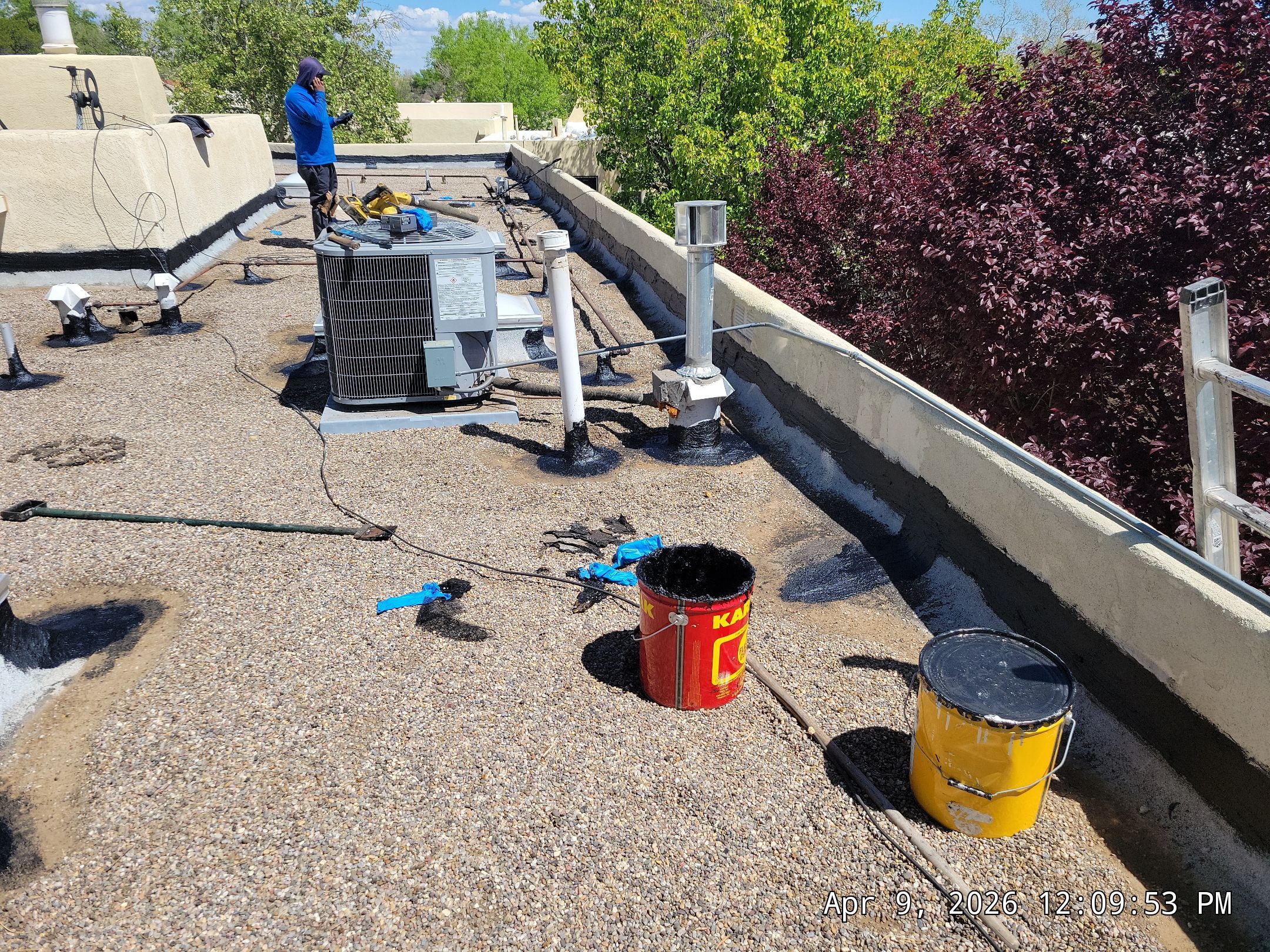 Tar and Gravel Roof Maintenance and Skylight Sealing in Rio Rancho by Doyle Roof Masters Inc