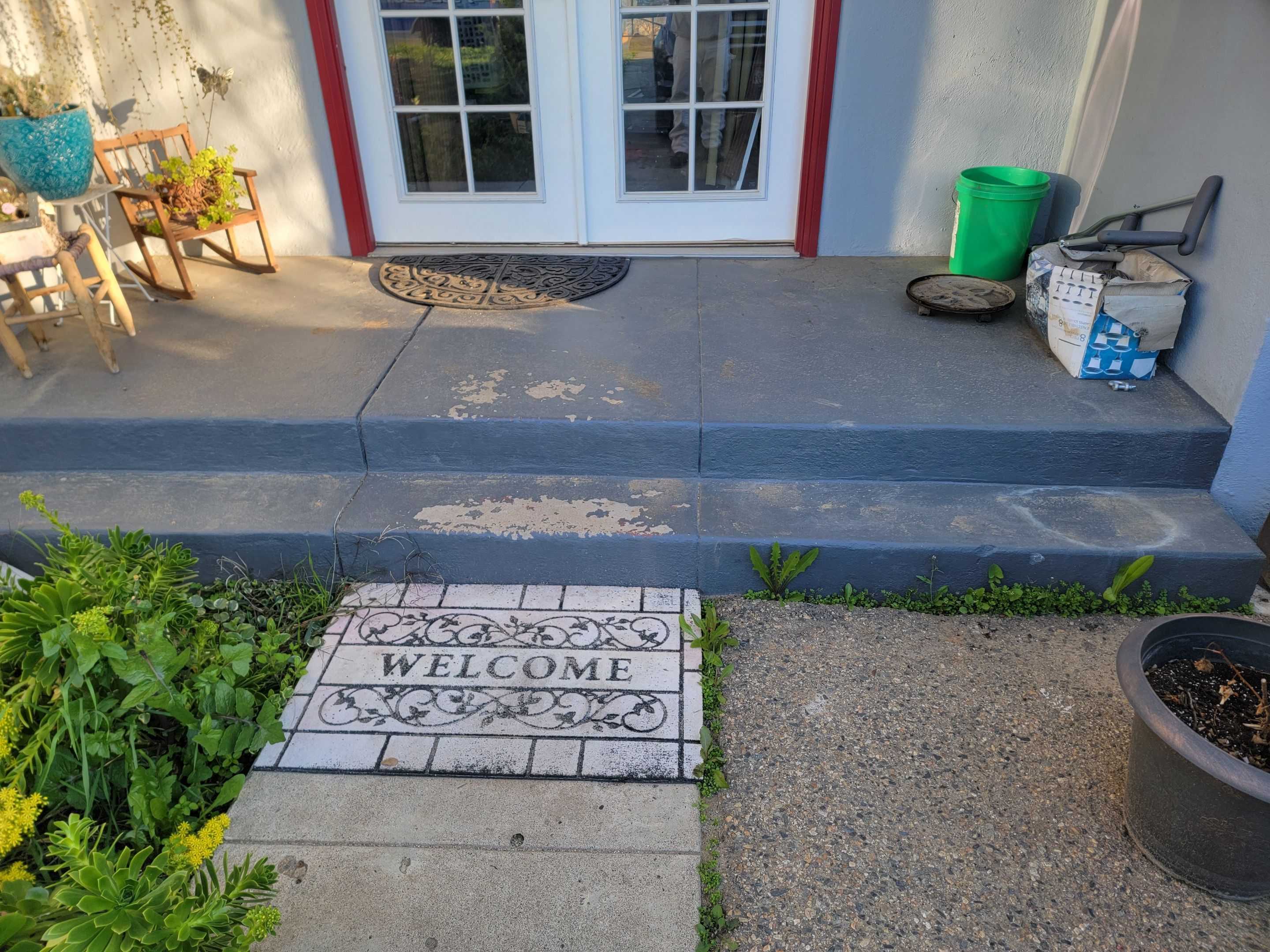 Front Porch and walkway by MGP Coatings