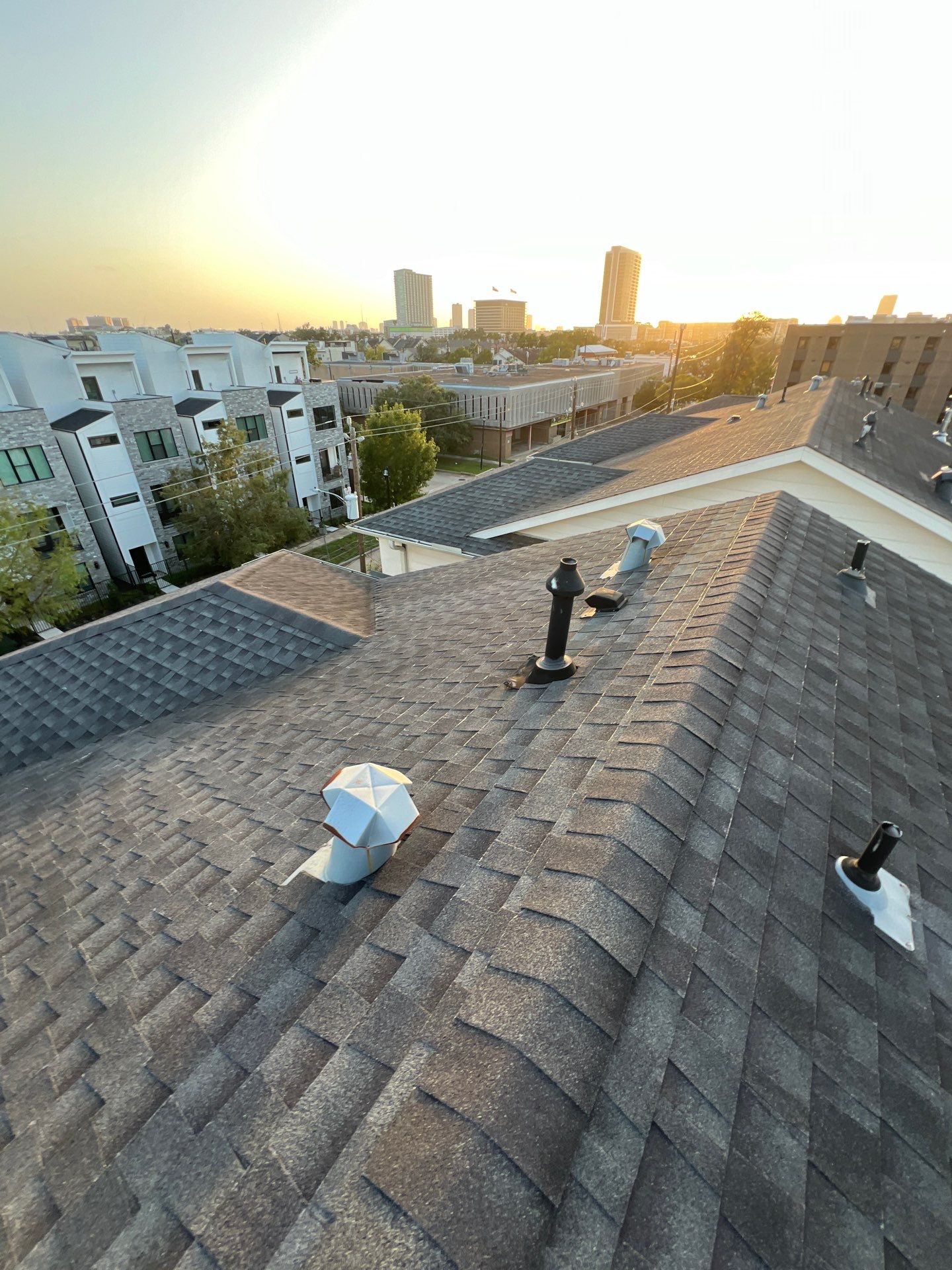 Hail Damage using Owen's Corning Duration (Lifetime) Shingles by Roof Repair Company