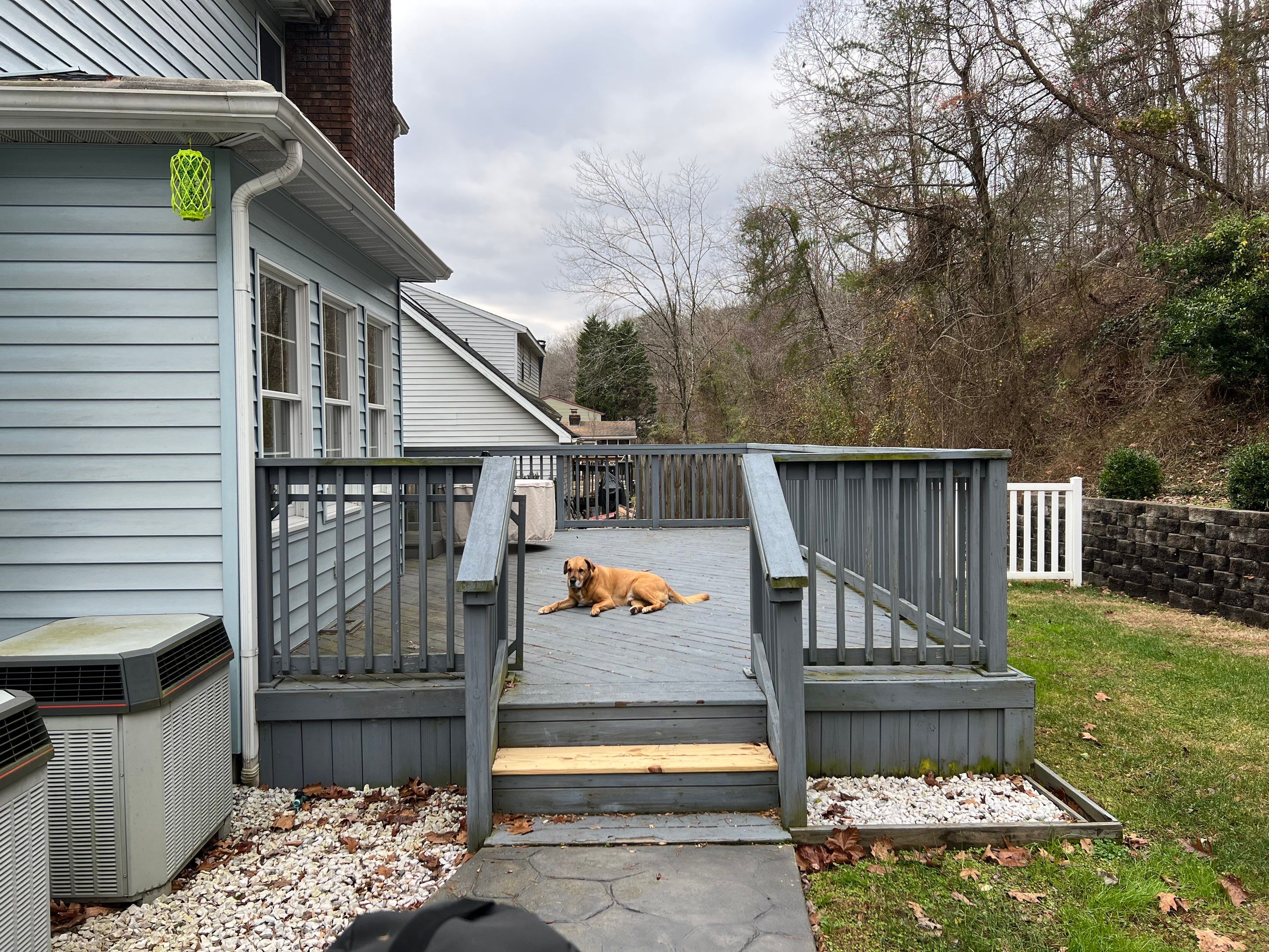 Deck Installation using Trex Decking and Railing  by Secure Construction Company Inc