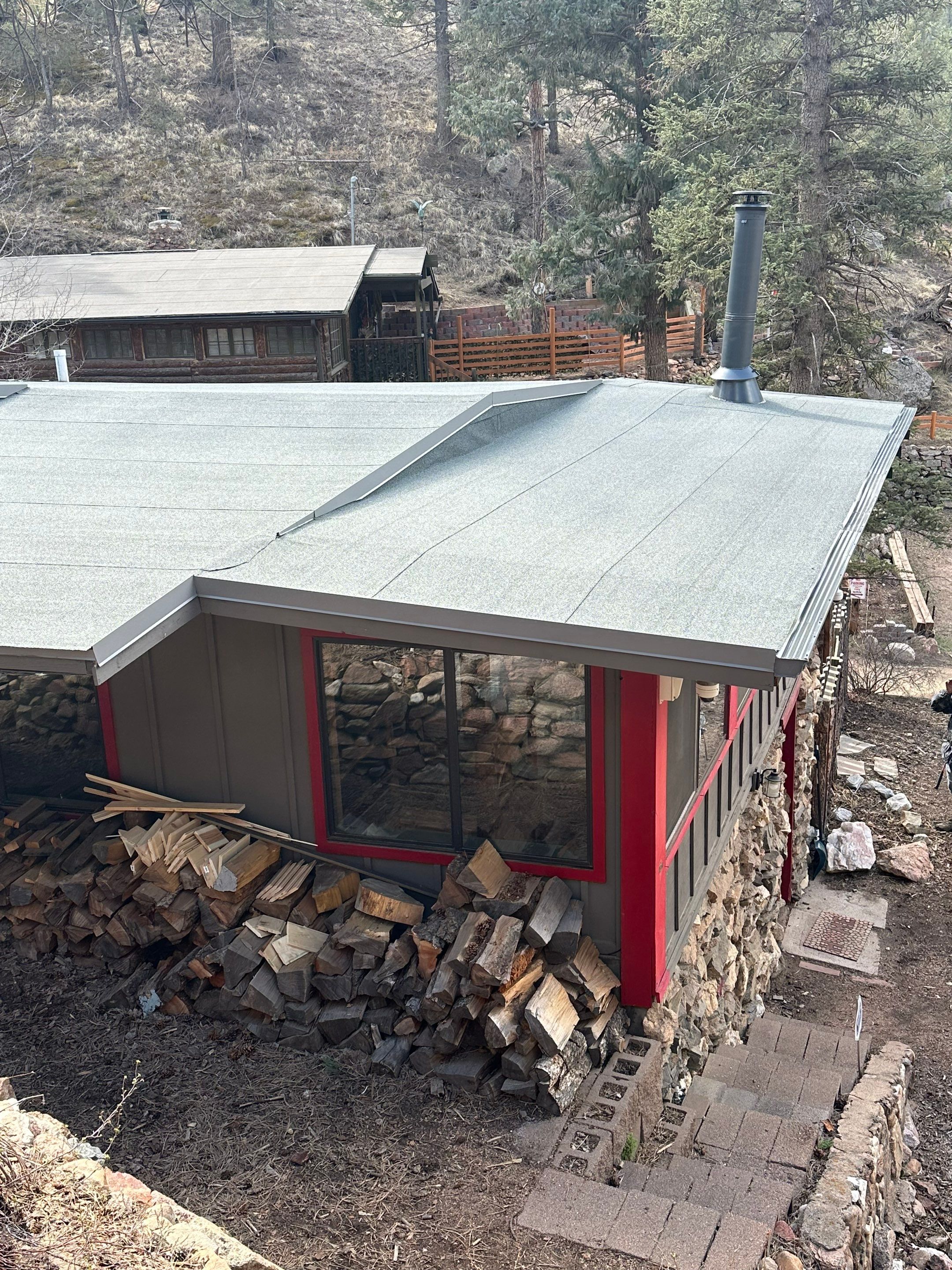 Residential Roofing Installation using Modified Bitumen Roofing by Blue Peaks Roofing LLC 