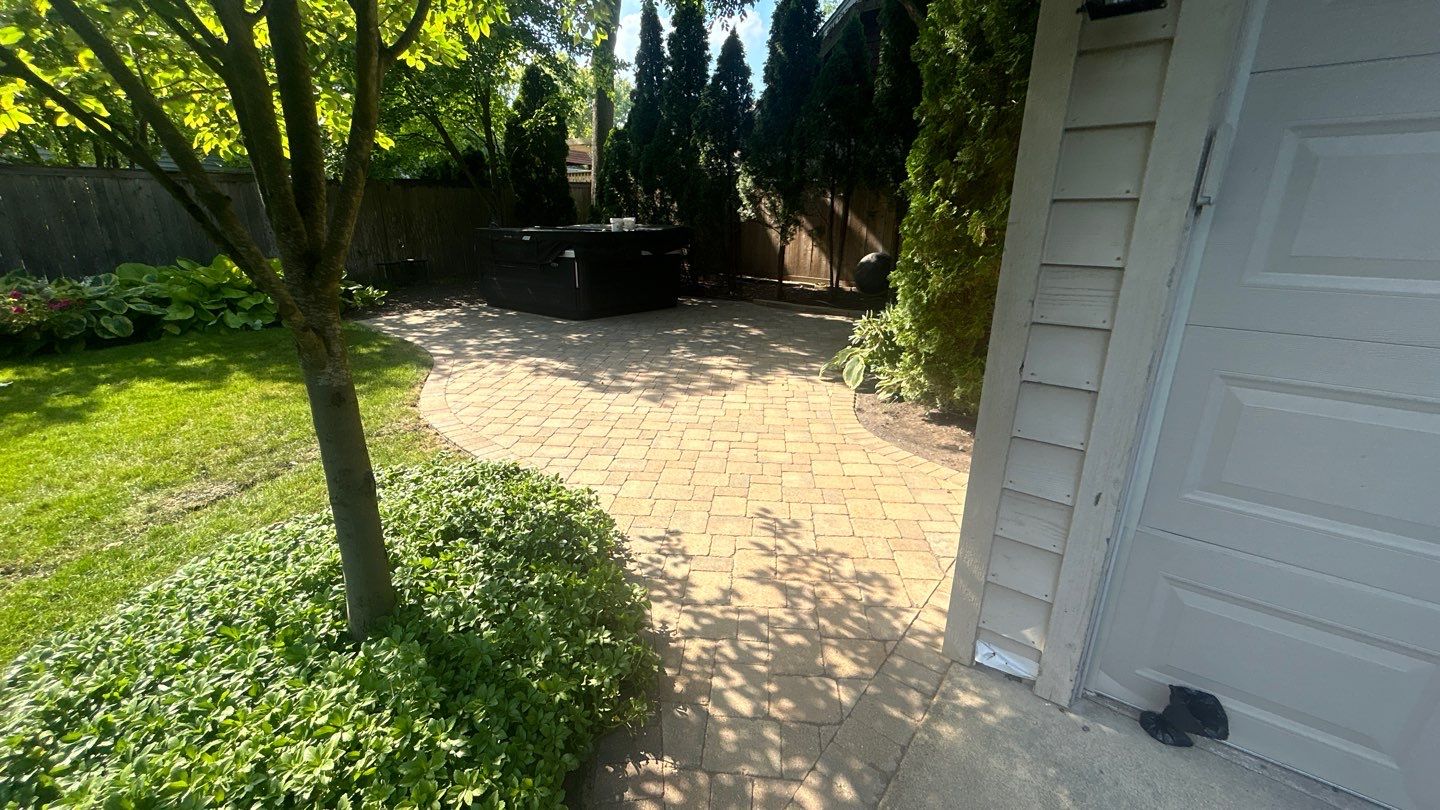 Brick paver clean, sand and seal.  using surebond SB-8700 by Northern Power Washing LLC.