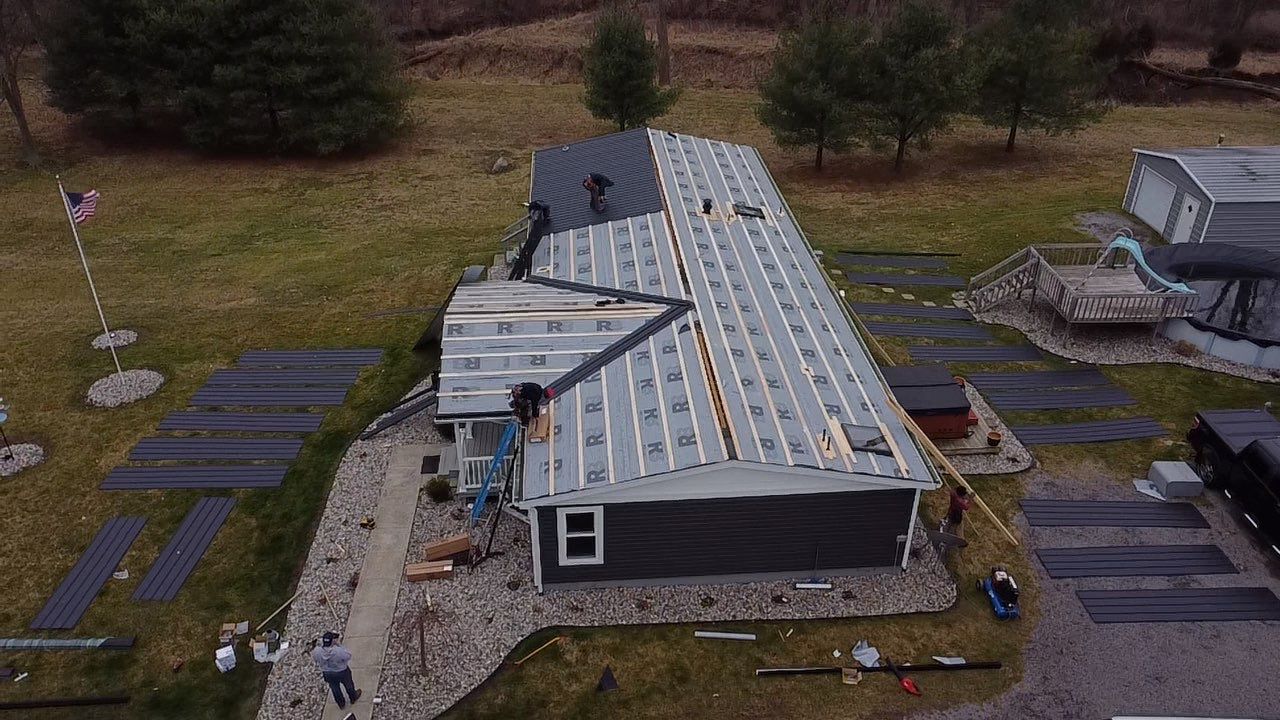 Exposed Fastener Metal Roof Replacement – Columbia City, Indiana by 4Ever Metal Roofing