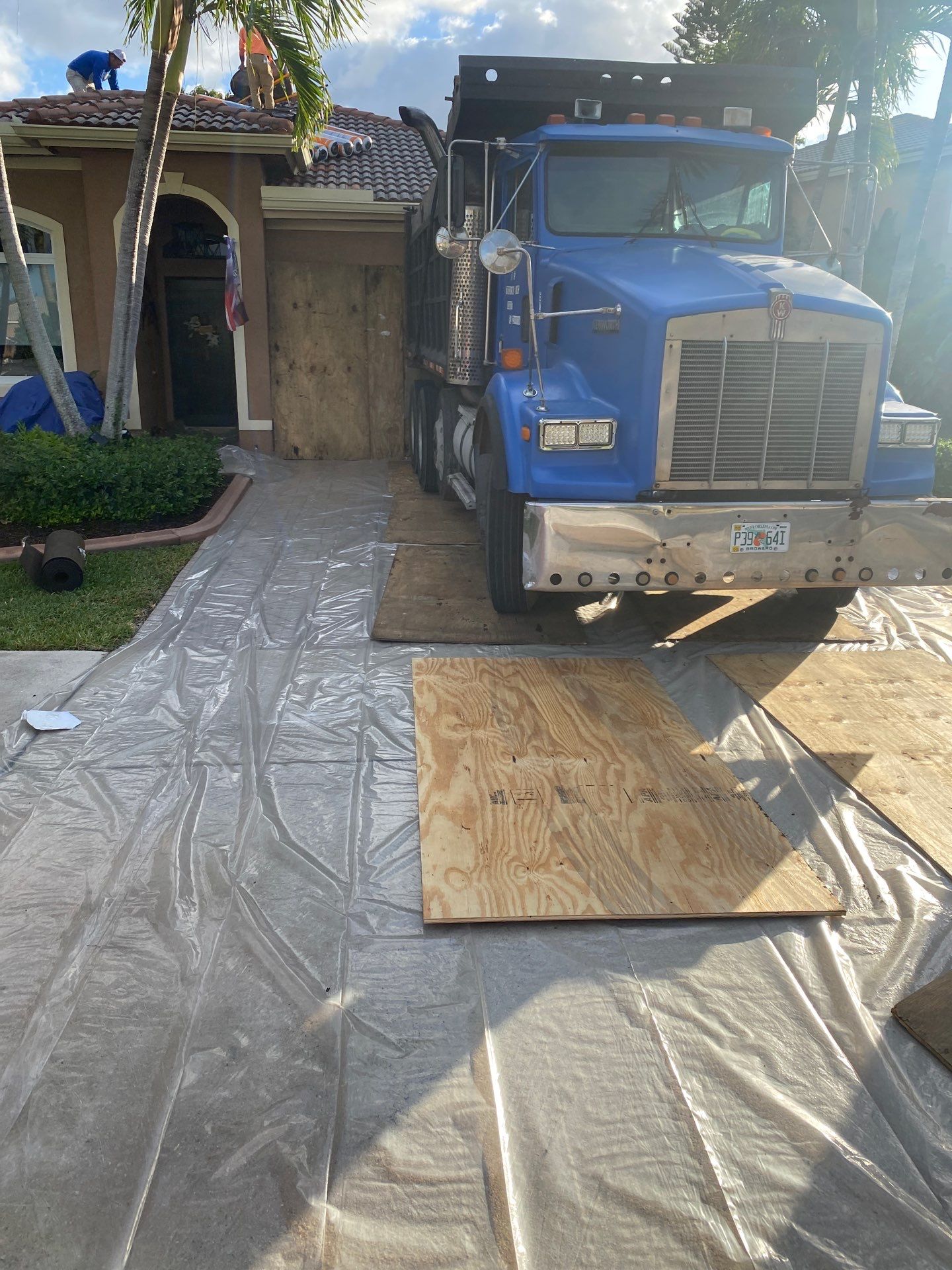Residential Roofing Installation using Eagle Roofing Tile by BLUES BROTHERS ROOFING