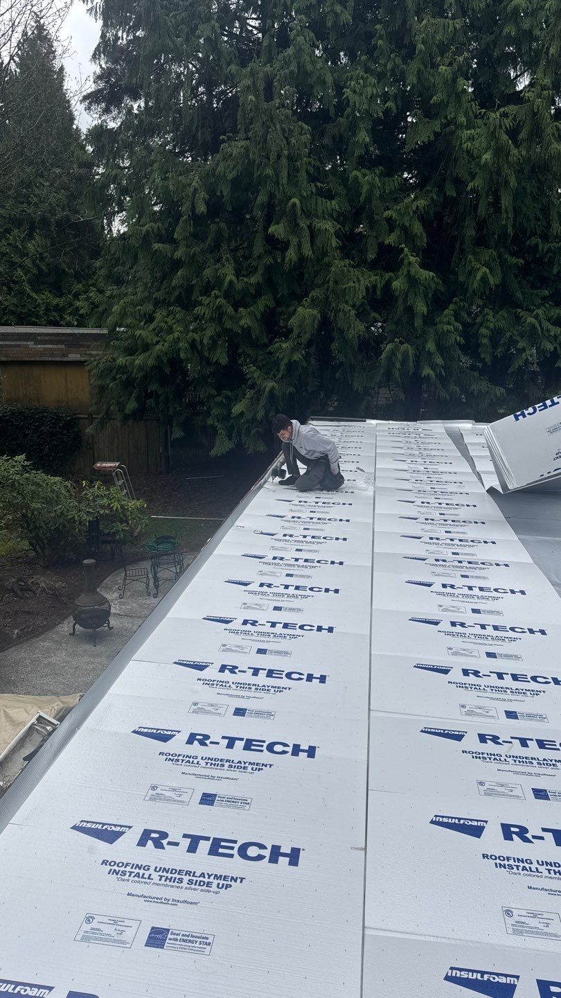 Residential Roofing Installation using GAF UHDZ Shingles by Roofing Formula LLC