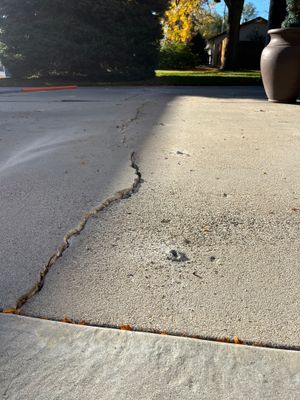 Driveway Crack Repair for Michelle
