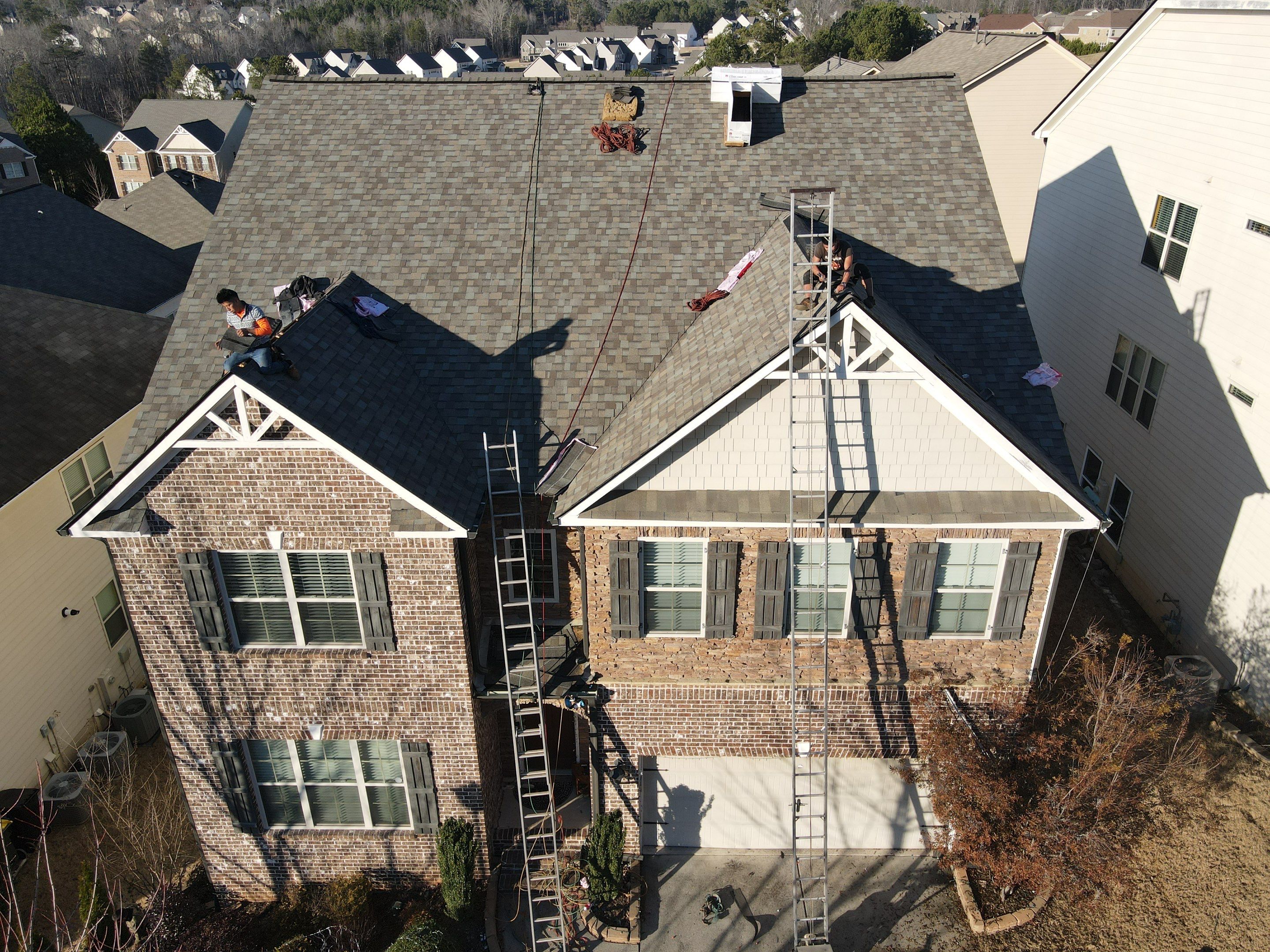 Residential Roofing Installation using Owens Corning by Inspector Roofing and Restoration
