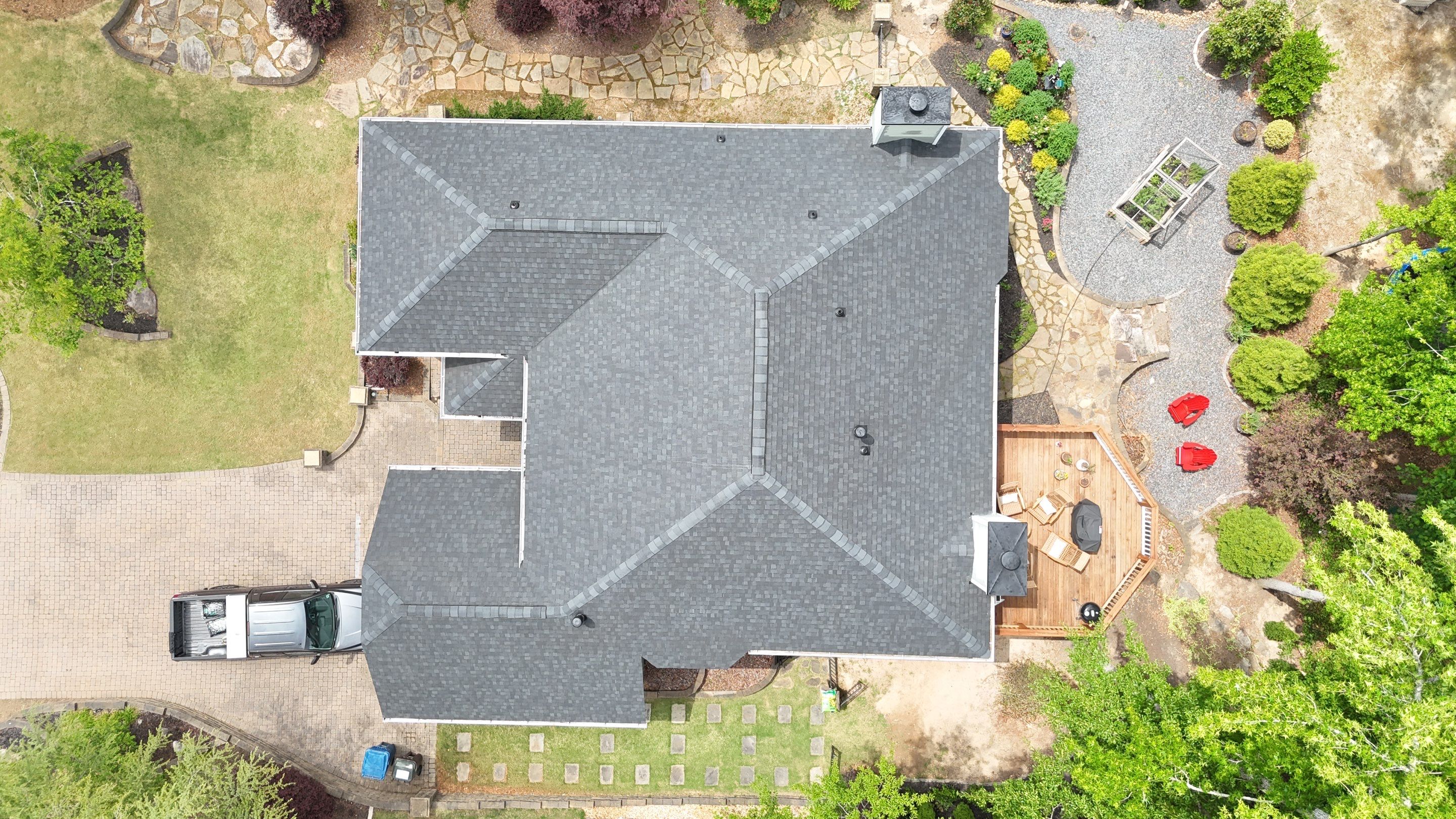 Alpharetta, GA Roof Replacement CertainTeed Landmark Pro Max Def Charcoal Black by Reset Roofing